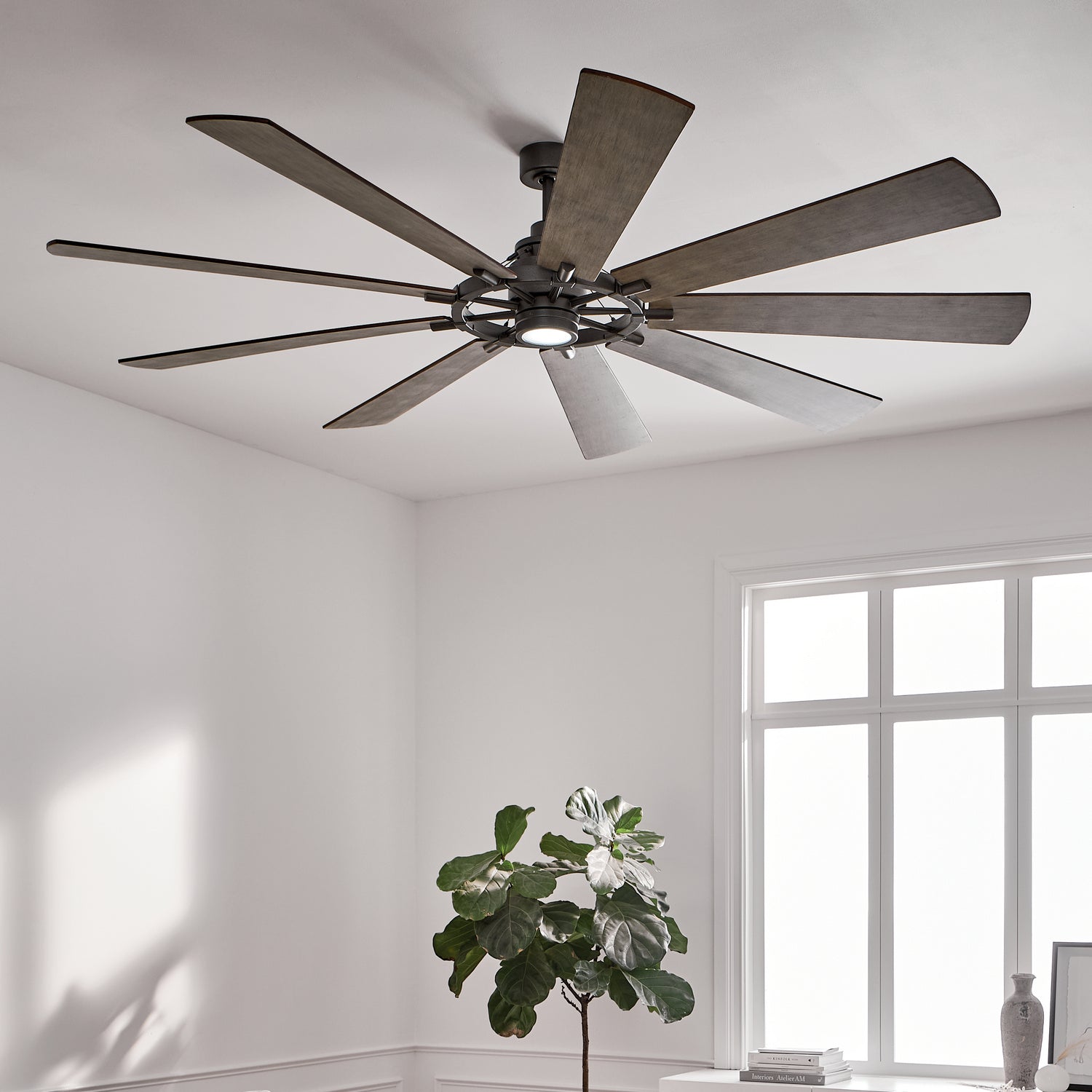 Kichler - 300285AVI - 85"Ceiling Fan - Gentry Xl - Anvil Iron