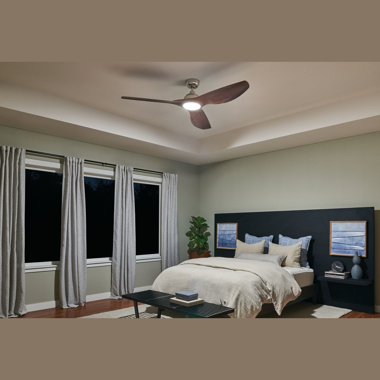 Kichler - 300365PN - 65"Ceiling Fan - Imari - Polished Nickel