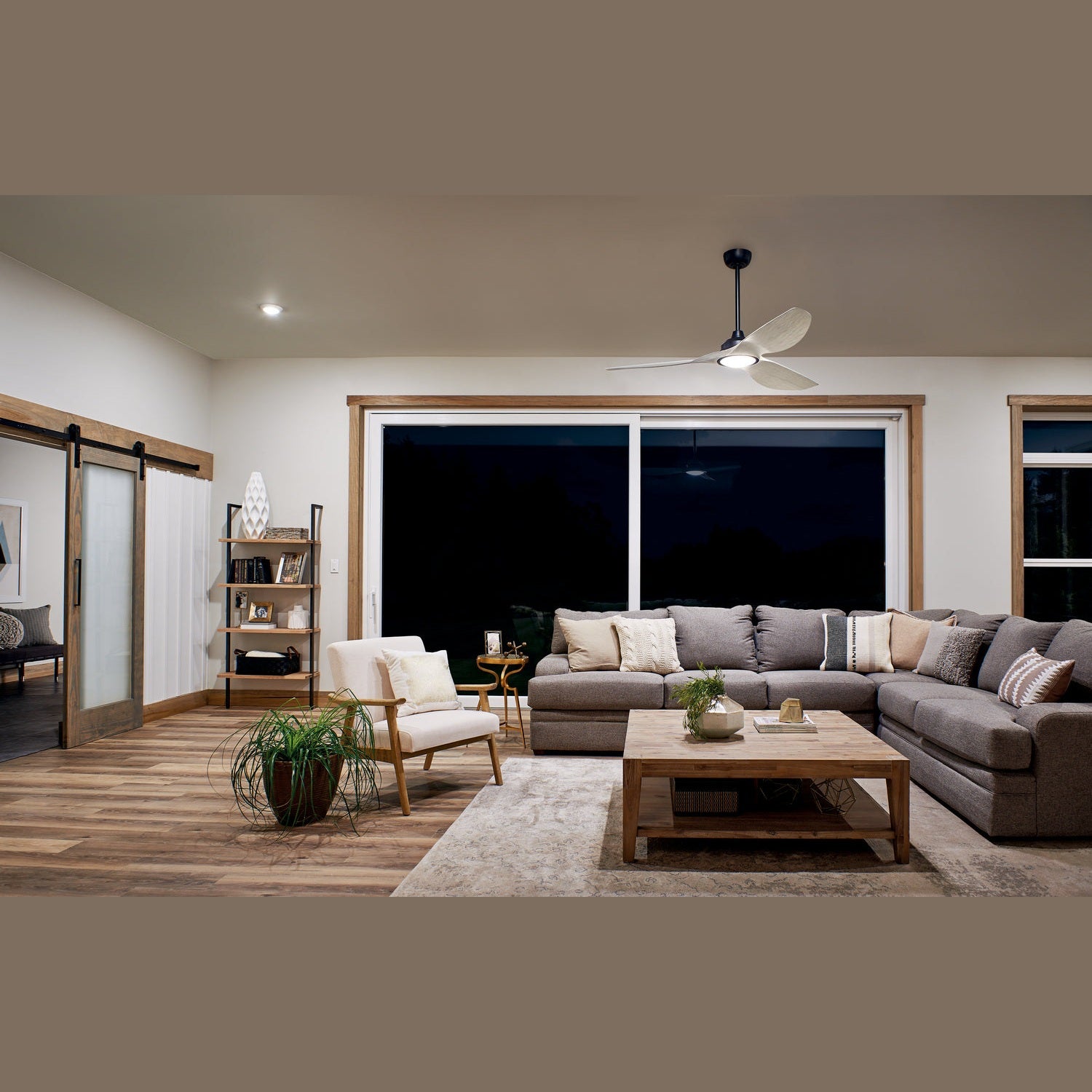 Kichler - 300365SBK - 65"Ceiling Fan - Imari - Satin Black
