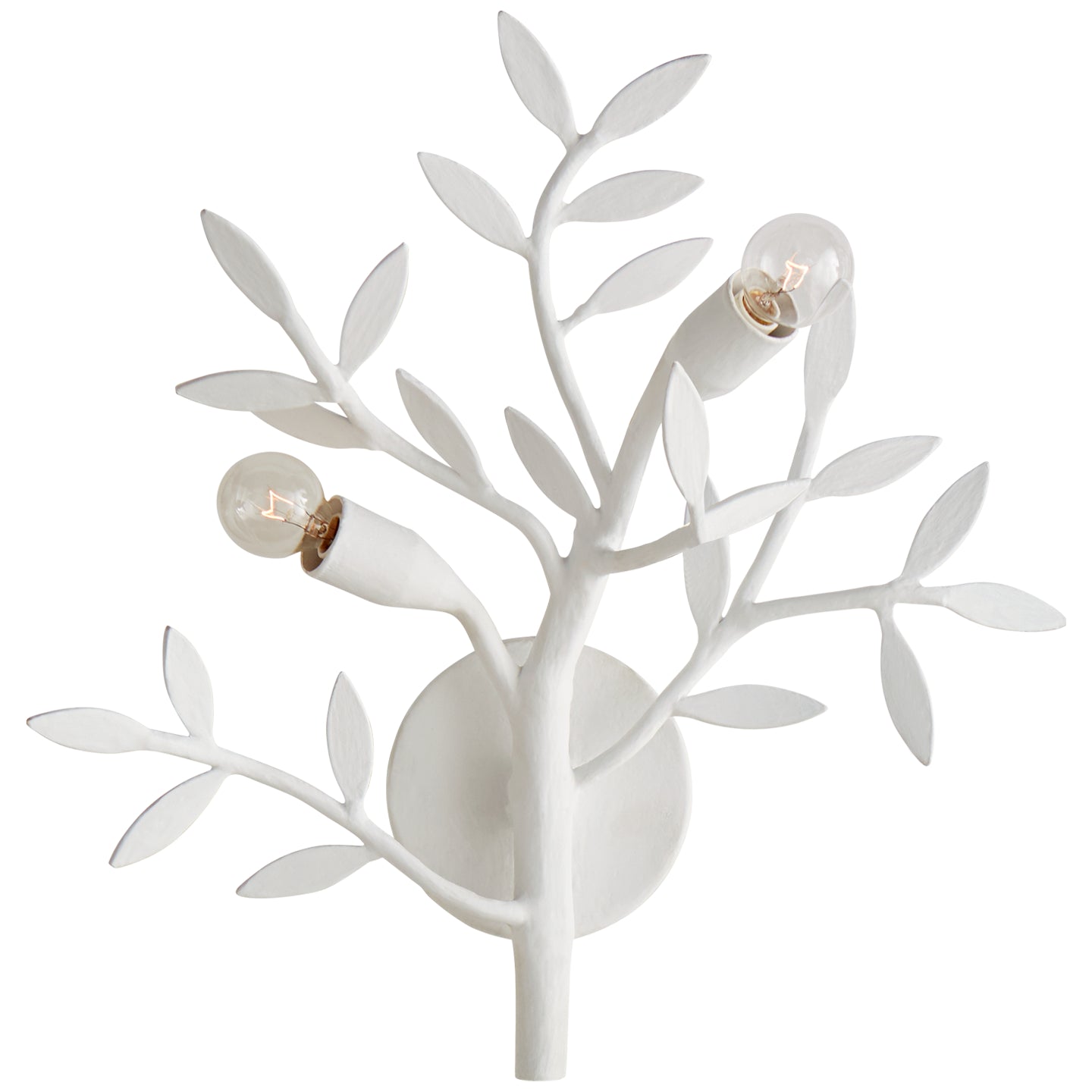Visual Comfort Signature - JN 2070PW - Two Light Wall Sconce - Mandeville - Plaster White