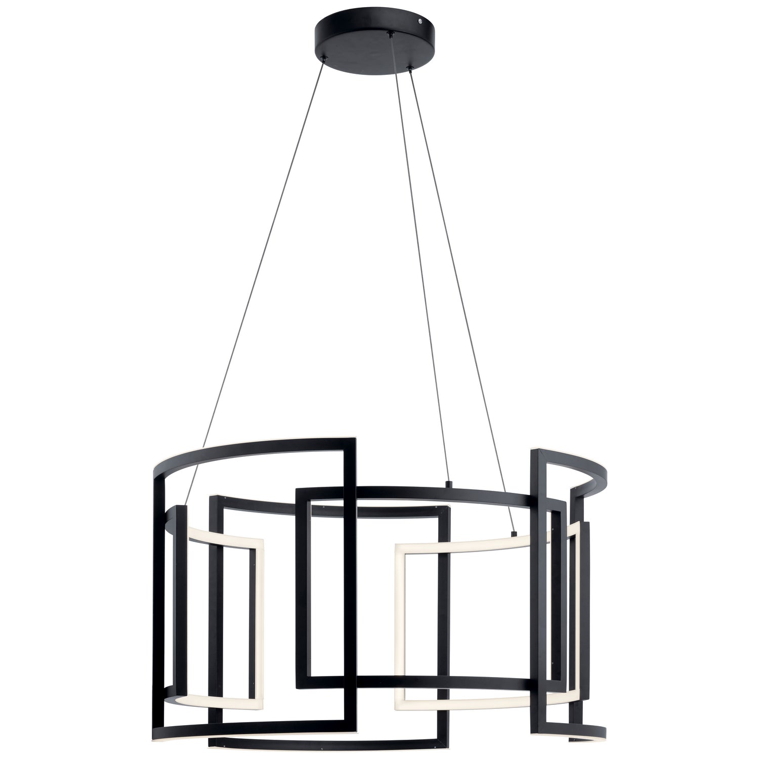 Kichler - 84134 - LED Chandelier - Melko - Black