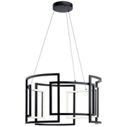 Kichler - 84134 - LED Chandelier - Melko - Black