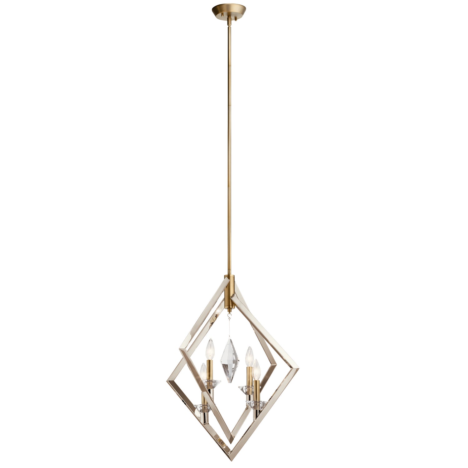 Kichler - 43051PN - Four Light Chandelier - Layan - Polished Nickel