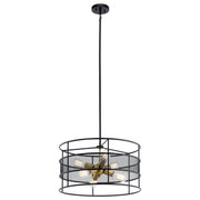 Kichler - 43594BK - Six Light Chandelier - Piston - Black