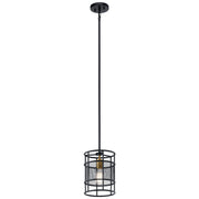 Kichler - 43597BK - One Light Mini Pendant - Piston - Black
