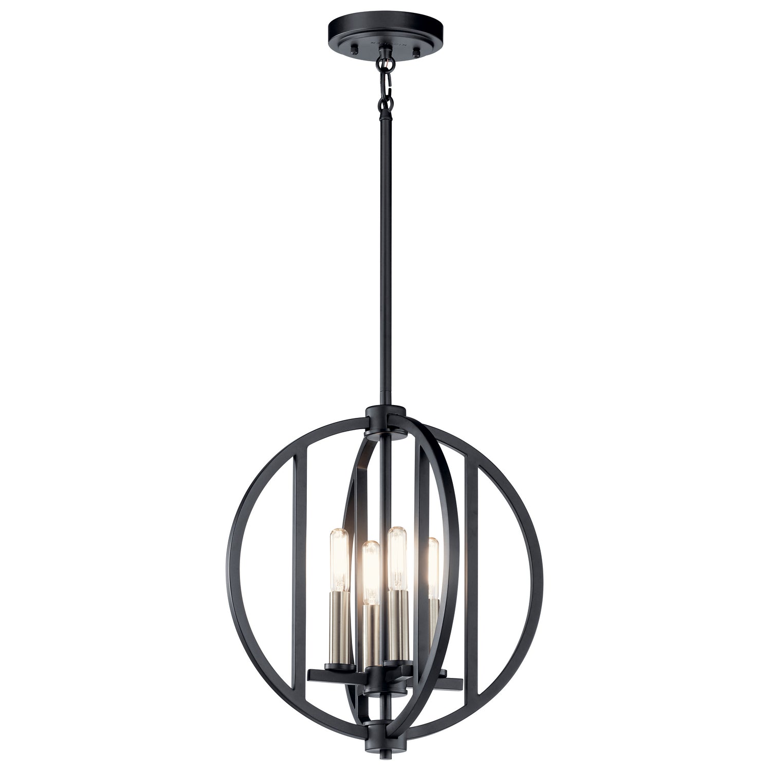 Kichler - 43642BK - Four Light Mini Chandelier - Samural - Black