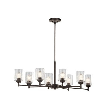 Kichler - 44035OZ - Eight Light Chandelier - Winslow - Olde Bronze