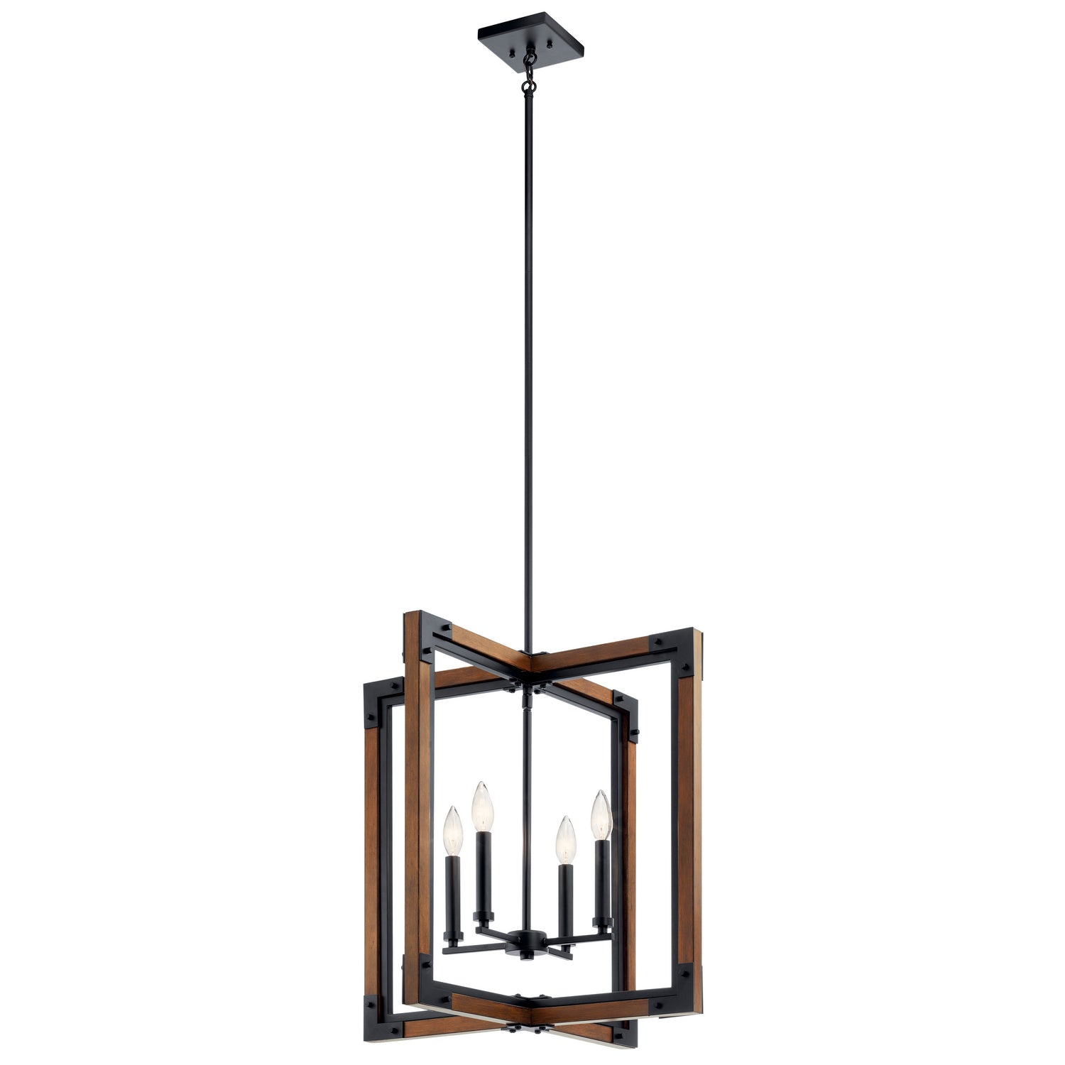 Kichler - 44044AUB - Four Light Foyer Pendant - Marimount - Auburn Stained