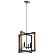 Kichler - 44044AUB - Four Light Foyer Pendant - Marimount - Auburn Stained