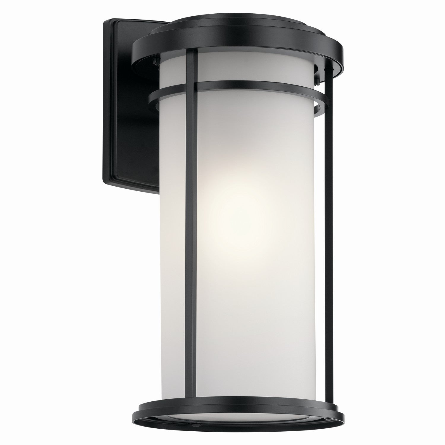 Kichler - 49688BK - One Light Outdoor Wall Mount - Toman - Black