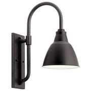 Kichler - 49836BK - One Light Outdoor Wall Mount - Pellinord - Black