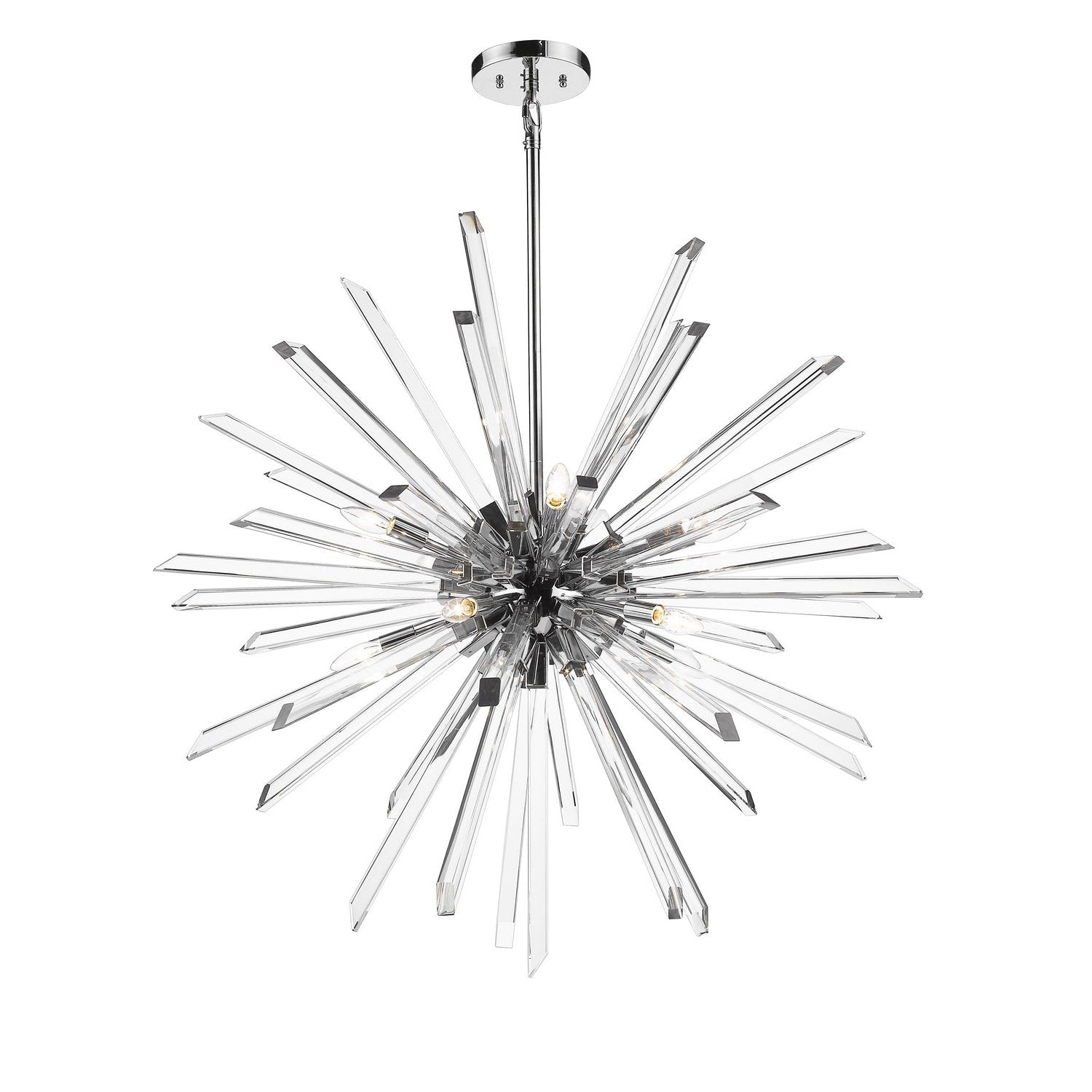 Z-Lite - 4003-10CH - Ten Light Chandelier - Burst - Chrome