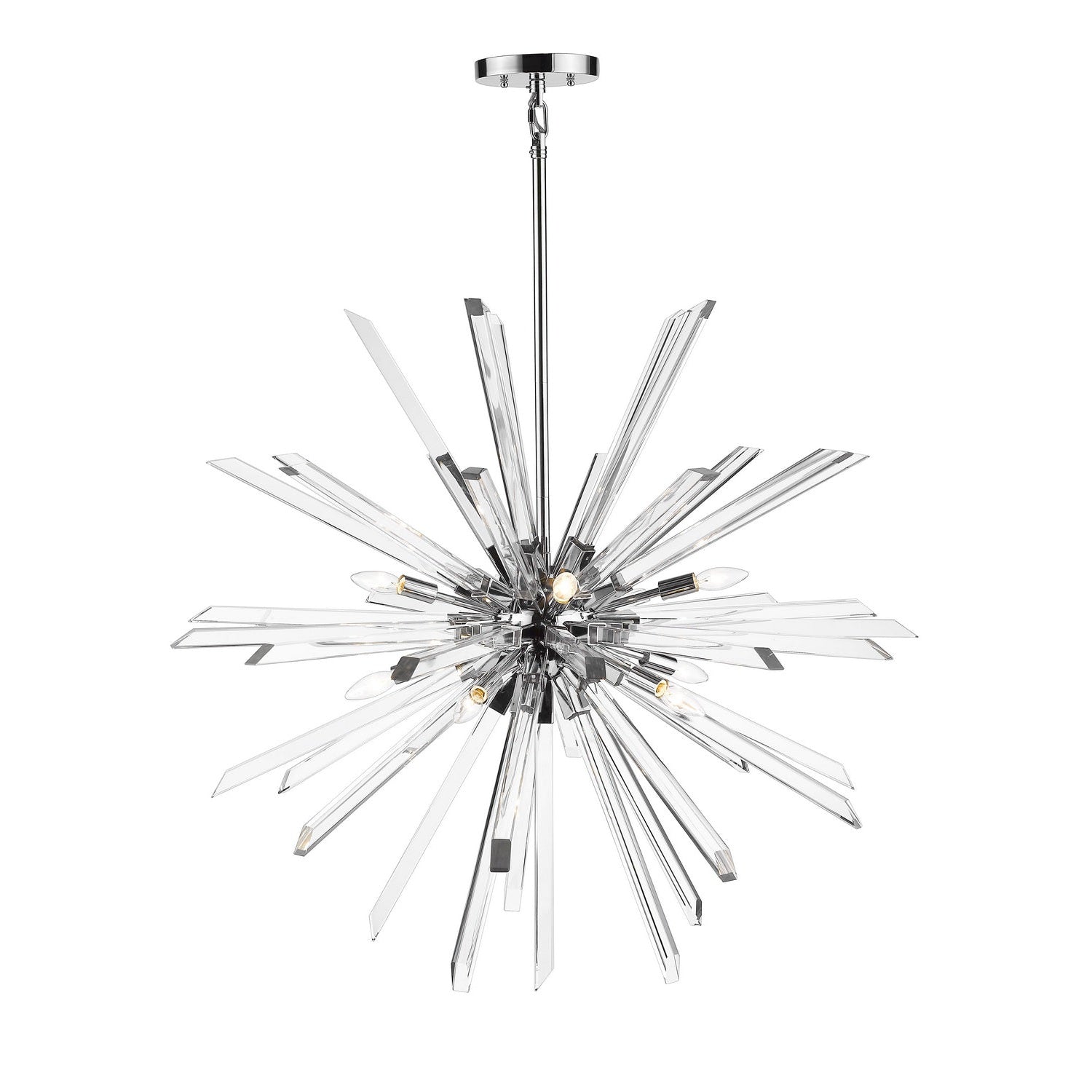 Z-Lite - 4003-10CH - Ten Light Chandelier - Burst - Chrome
