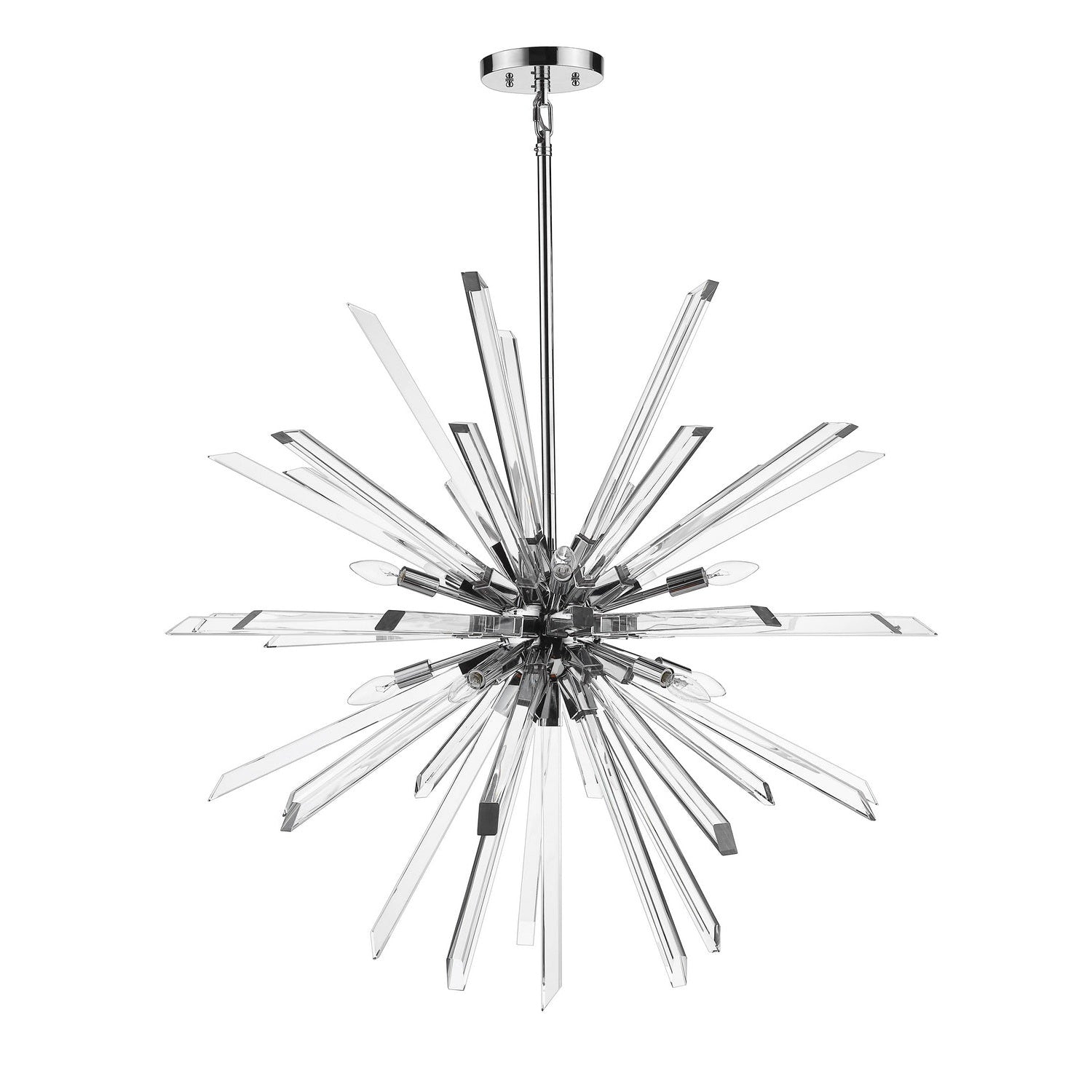 Z-Lite - 4003-10CH - Ten Light Chandelier - Burst - Chrome
