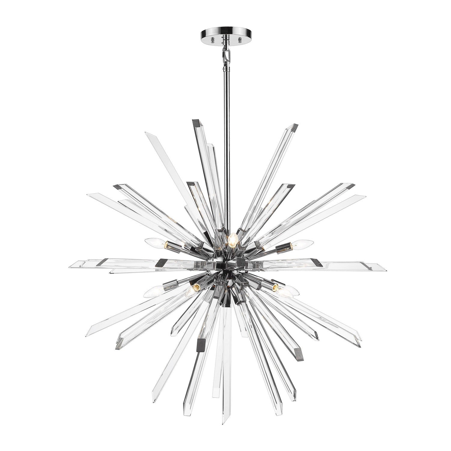 Z-Lite - 4003-10CH - Ten Light Chandelier - Burst - Chrome