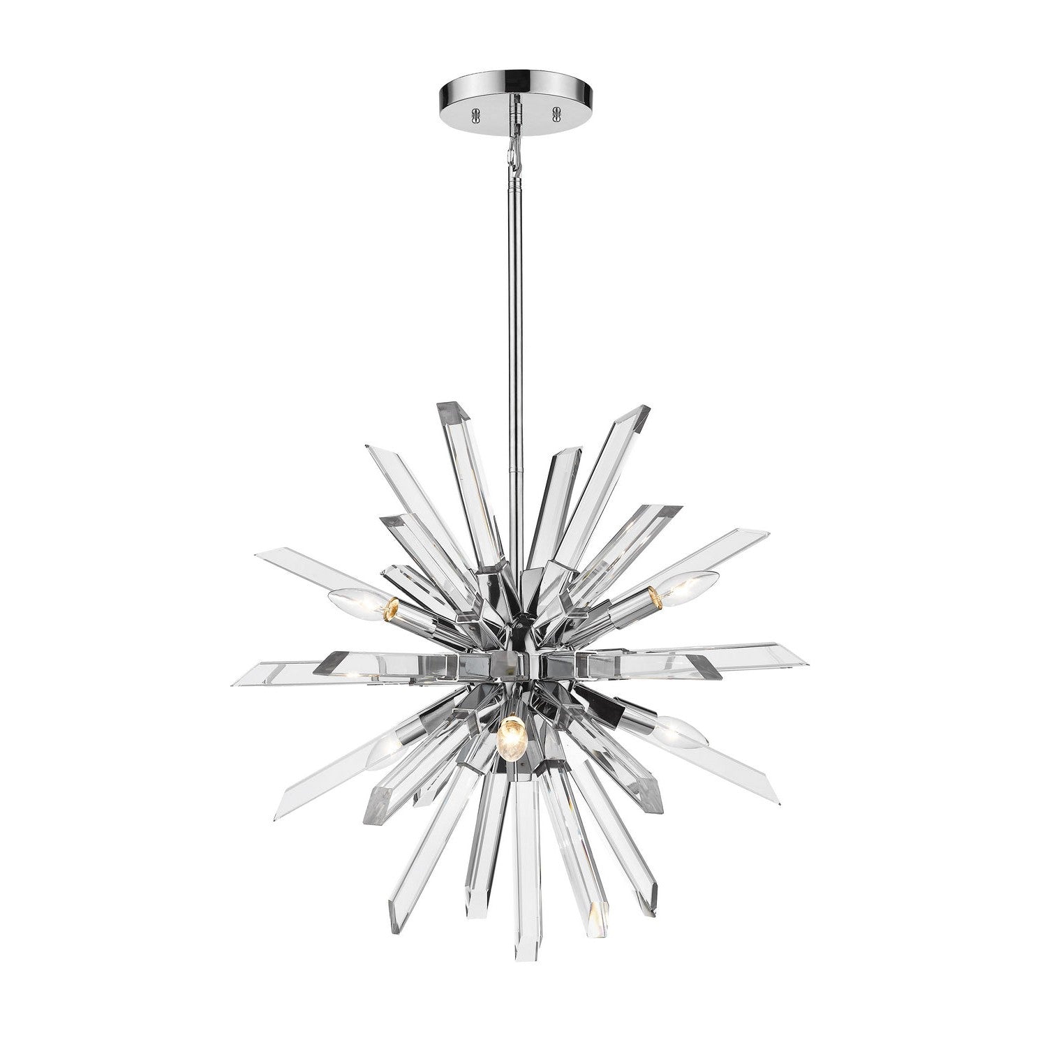 Z-Lite - 4003-6CH - Six Light Chandelier - Burst - Chrome
