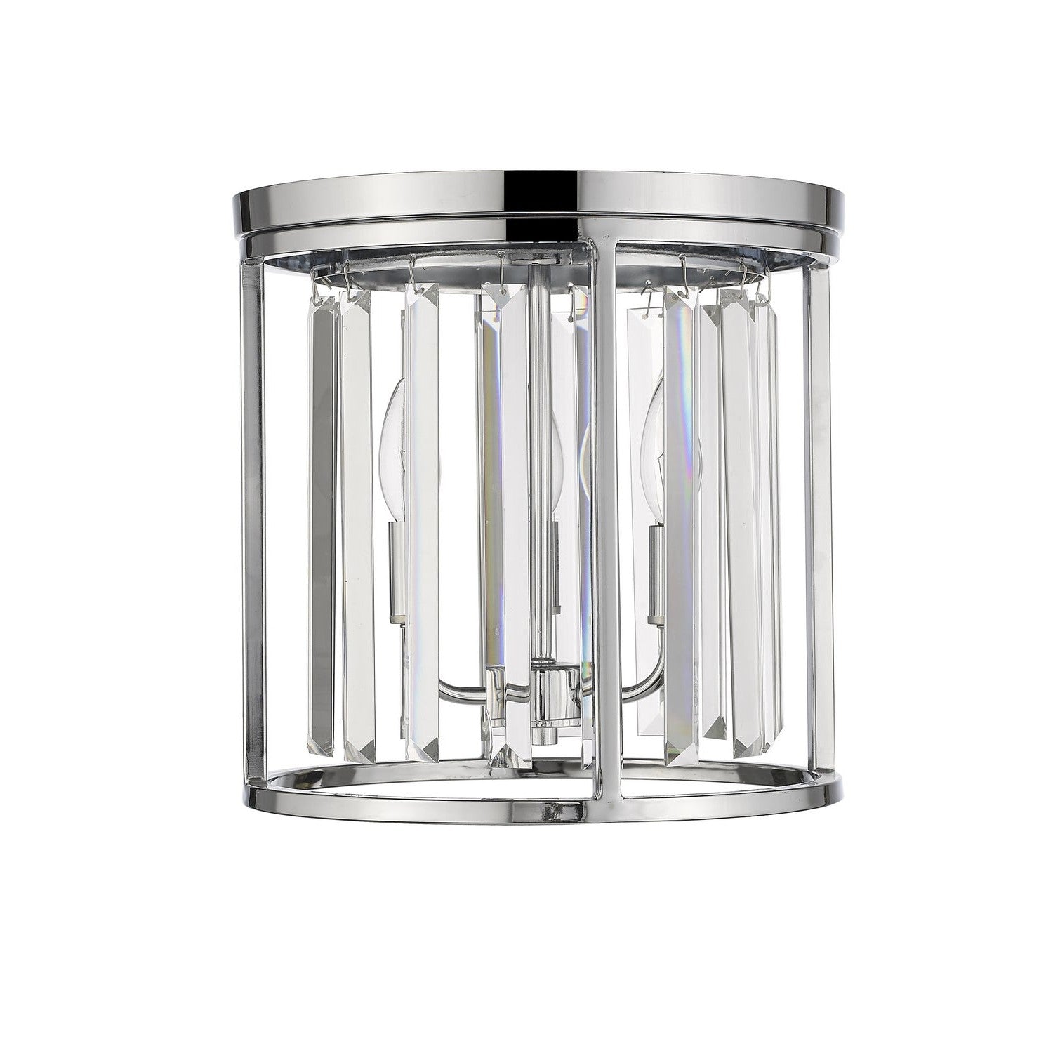 Z-Lite - 439F12-CH - Three Light Flush Mount - Monarch - Chrome