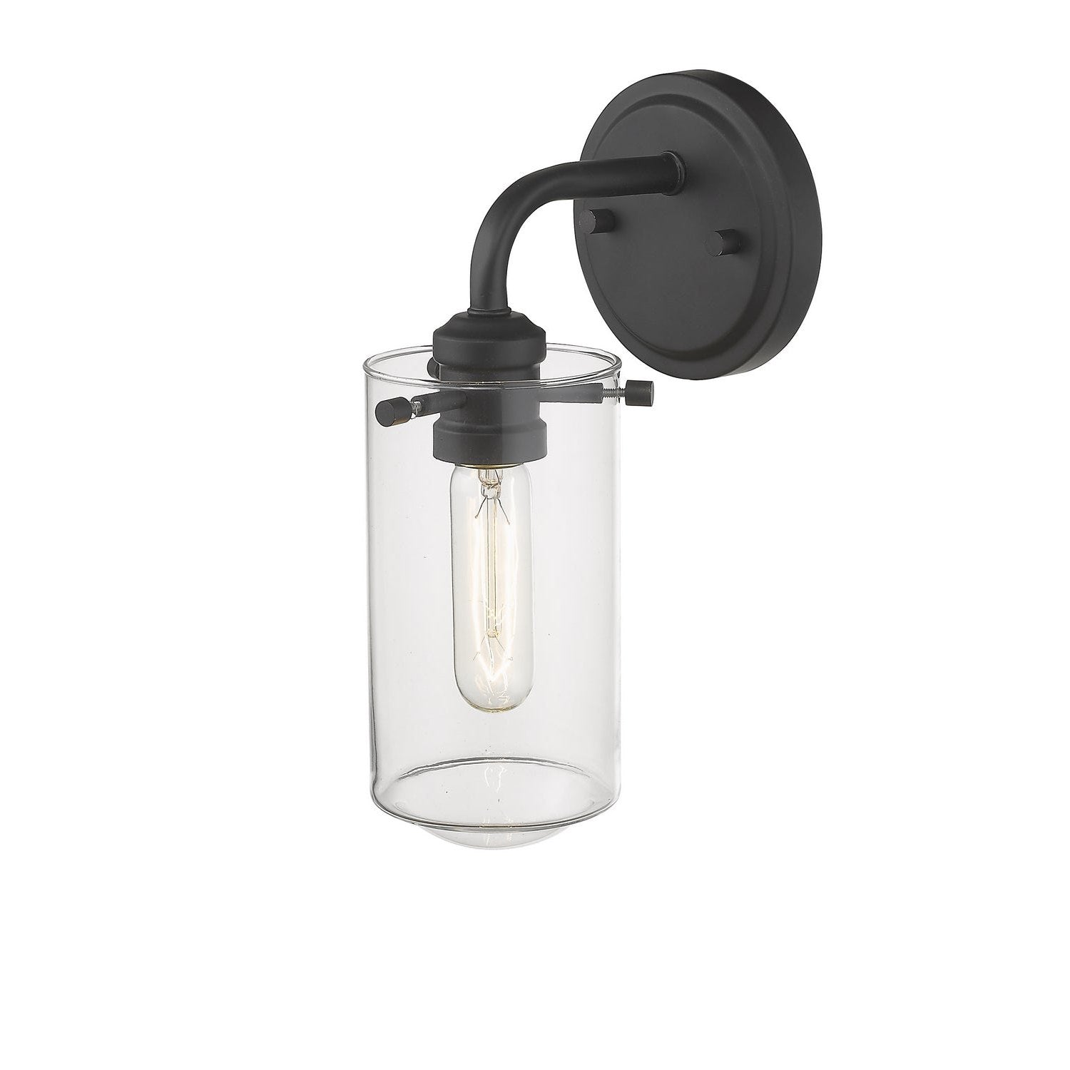 Z-Lite - 471-1S-MB - One Light Wall Sconce - Delaney - Matte Black