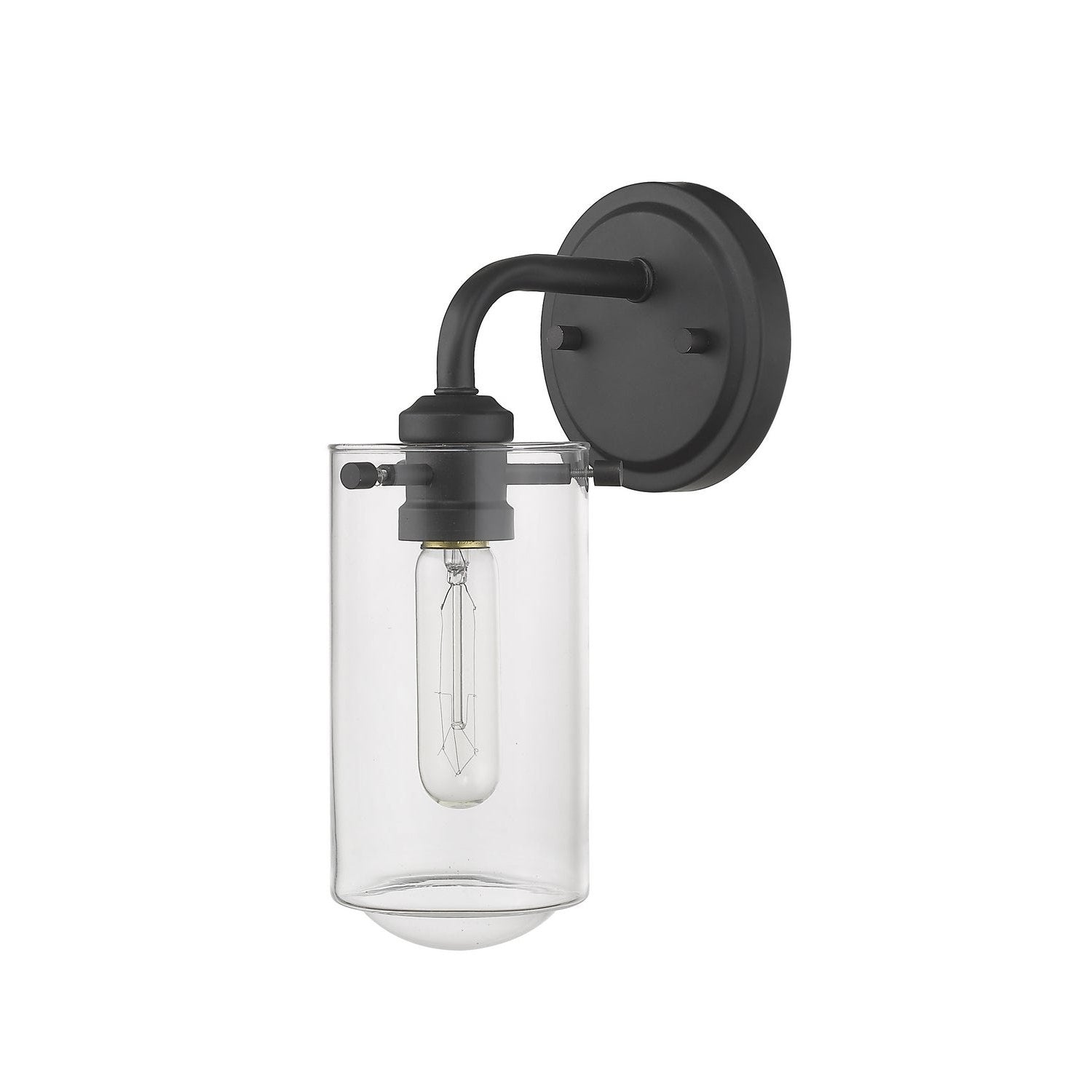 Z-Lite - 471-1S-MB - One Light Wall Sconce - Delaney - Matte Black