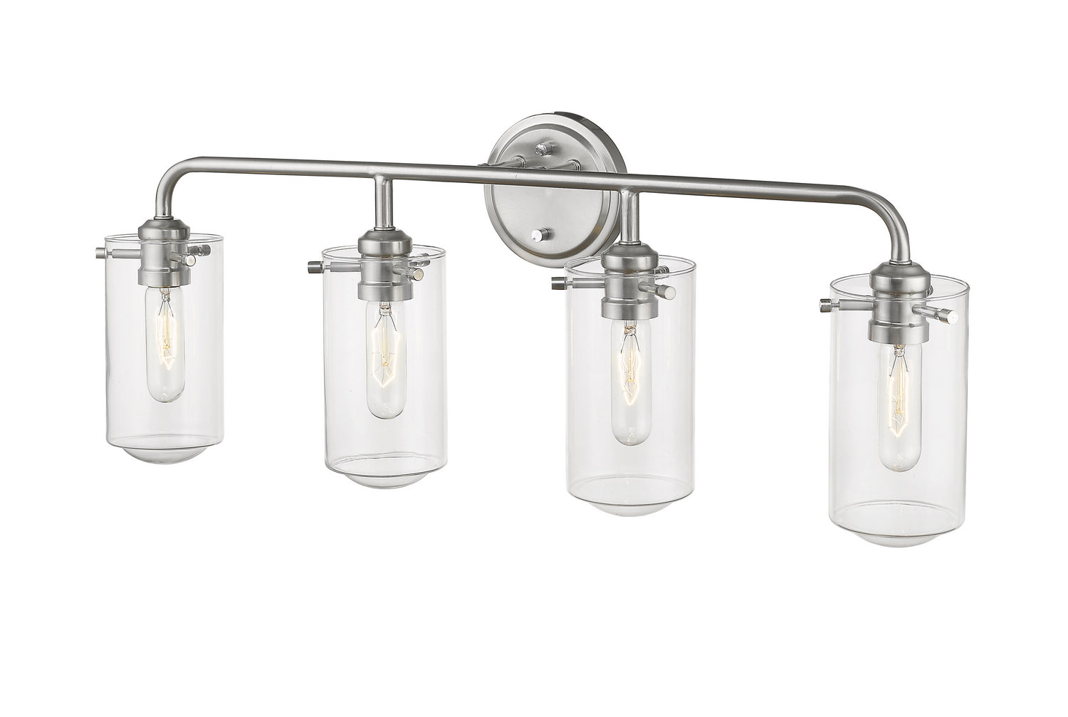 Z-Lite - 471-4V-BN - Four Light Vanity - Delaney - Brushed Nickel
