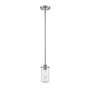 Z-Lite - 471MP-BN - One Light Pendant - Delaney - Brushed Nickel