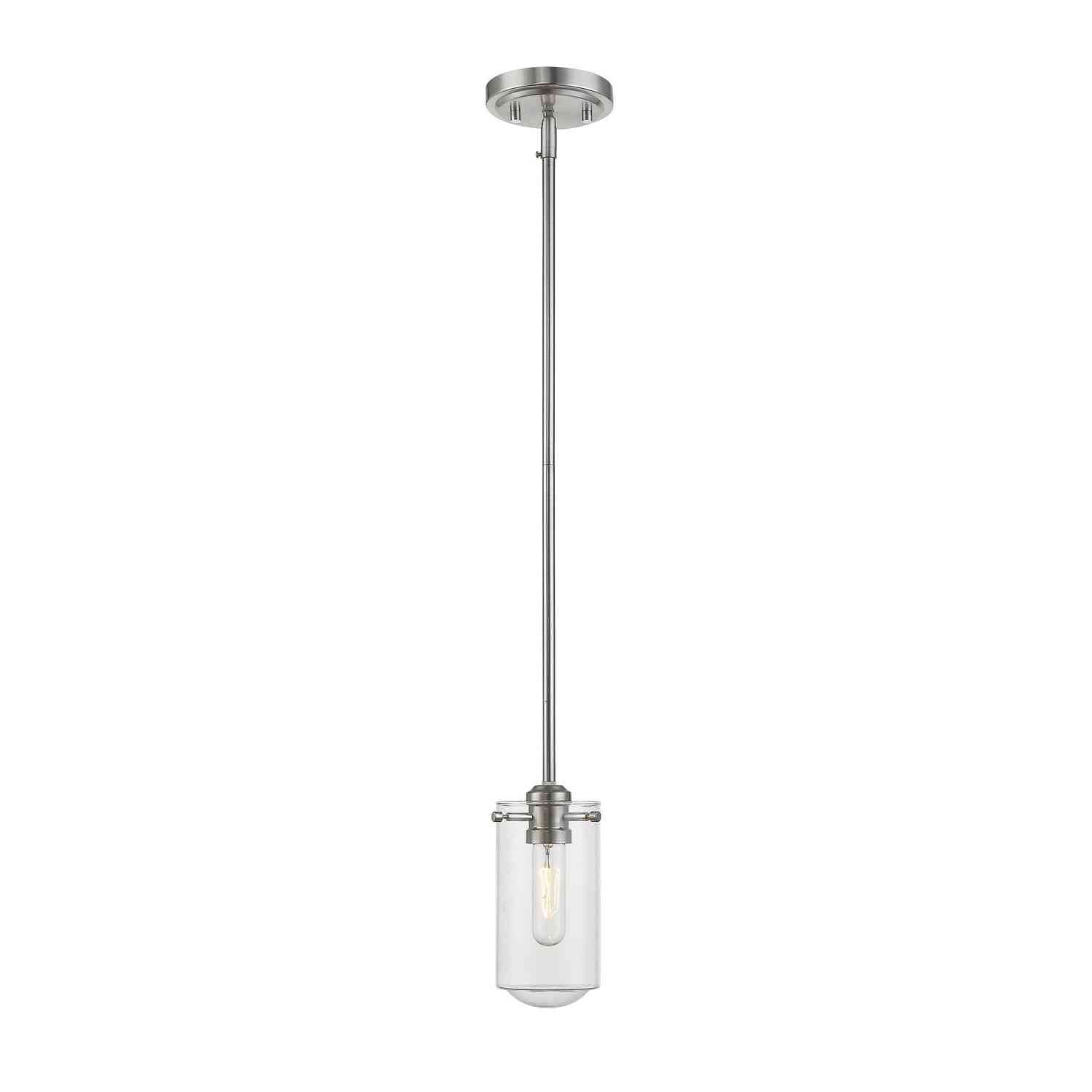 Z-Lite - 471MP-BN - One Light Pendant - Delaney - Brushed Nickel