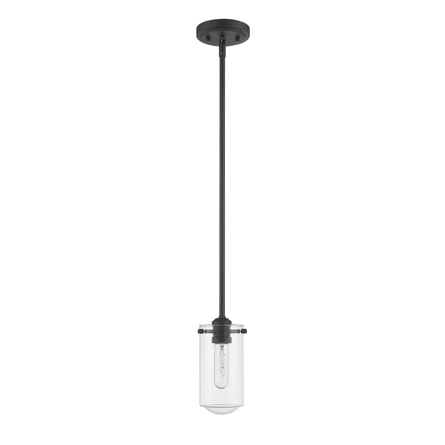 Z-Lite - 471MP-MB - One Light Pendant - Delaney - Matte Black
