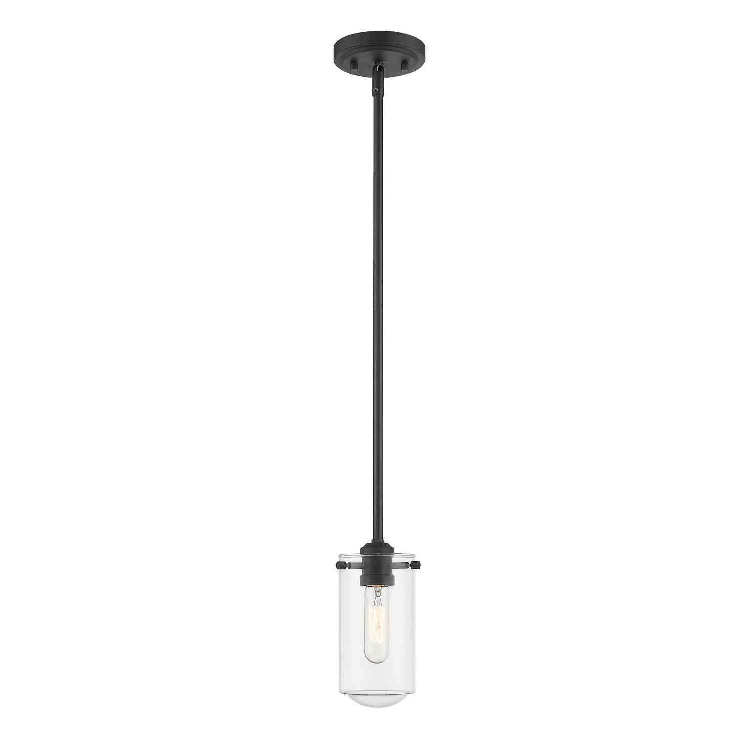 Z-Lite - 471MP-MB - One Light Pendant - Delaney - Matte Black