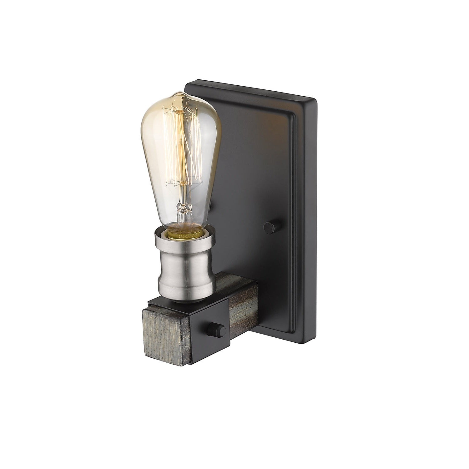 Z-Lite - 472-1S-ABB - One Light Wall Sconce - Kirkland - Ashen Barnboard