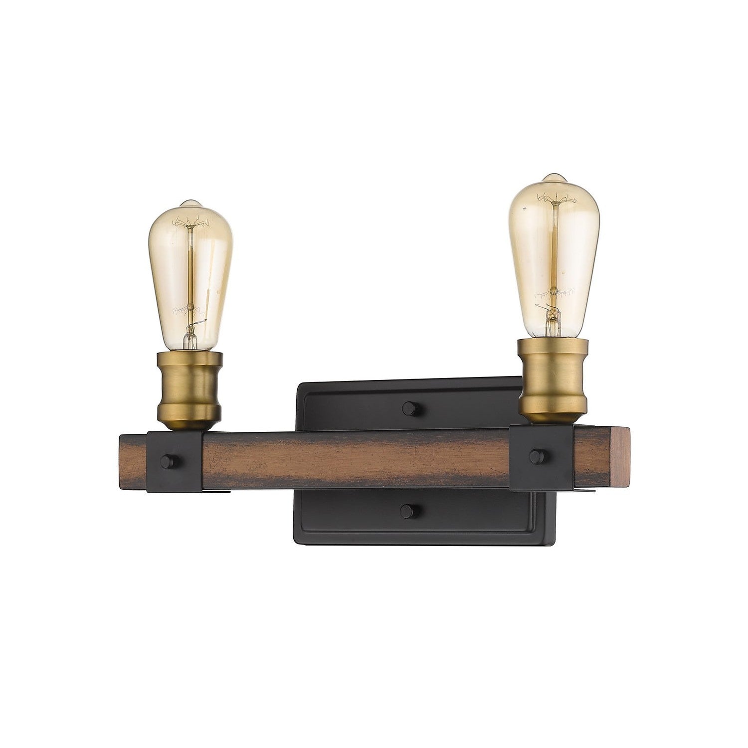 Z-Lite - 472-2V-RM - Two Light Vanity - Kirkland - Rustic Mahogany
