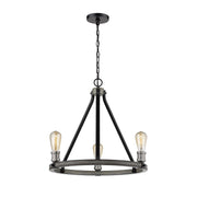 Z-Lite - 472-3ABB - Three Light Chandelier - Kirkland - Ashen Barnboard