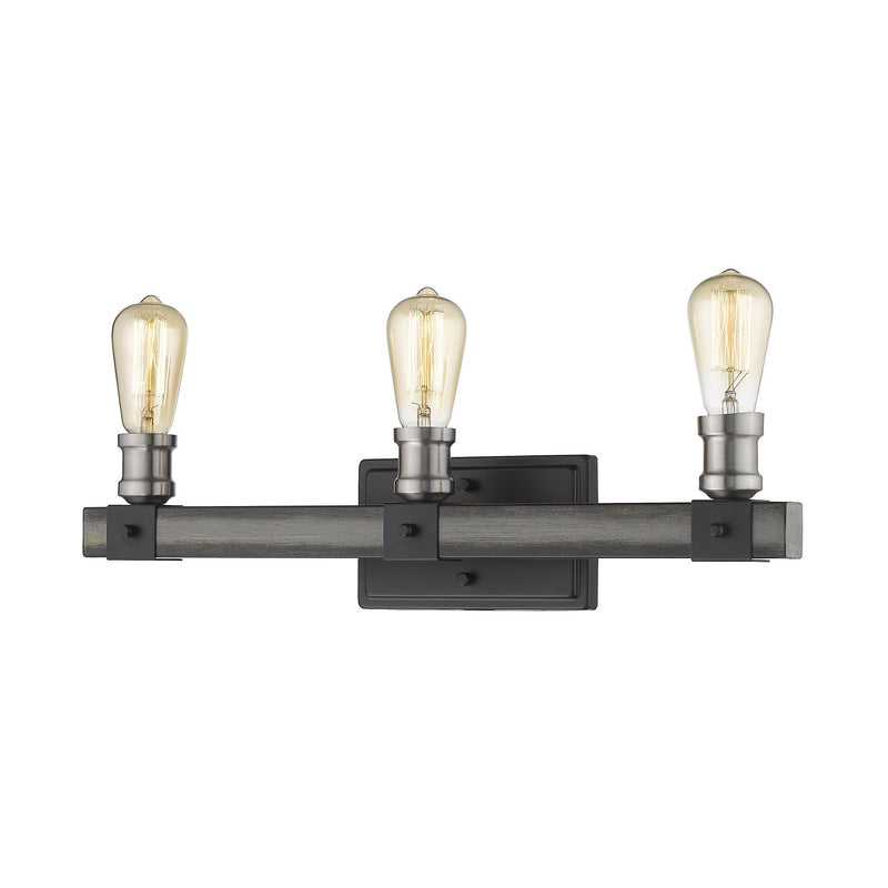 Z-Lite - 472-3V-ABB - Three Light Vanity - Kirkland - Ashen Barnboard