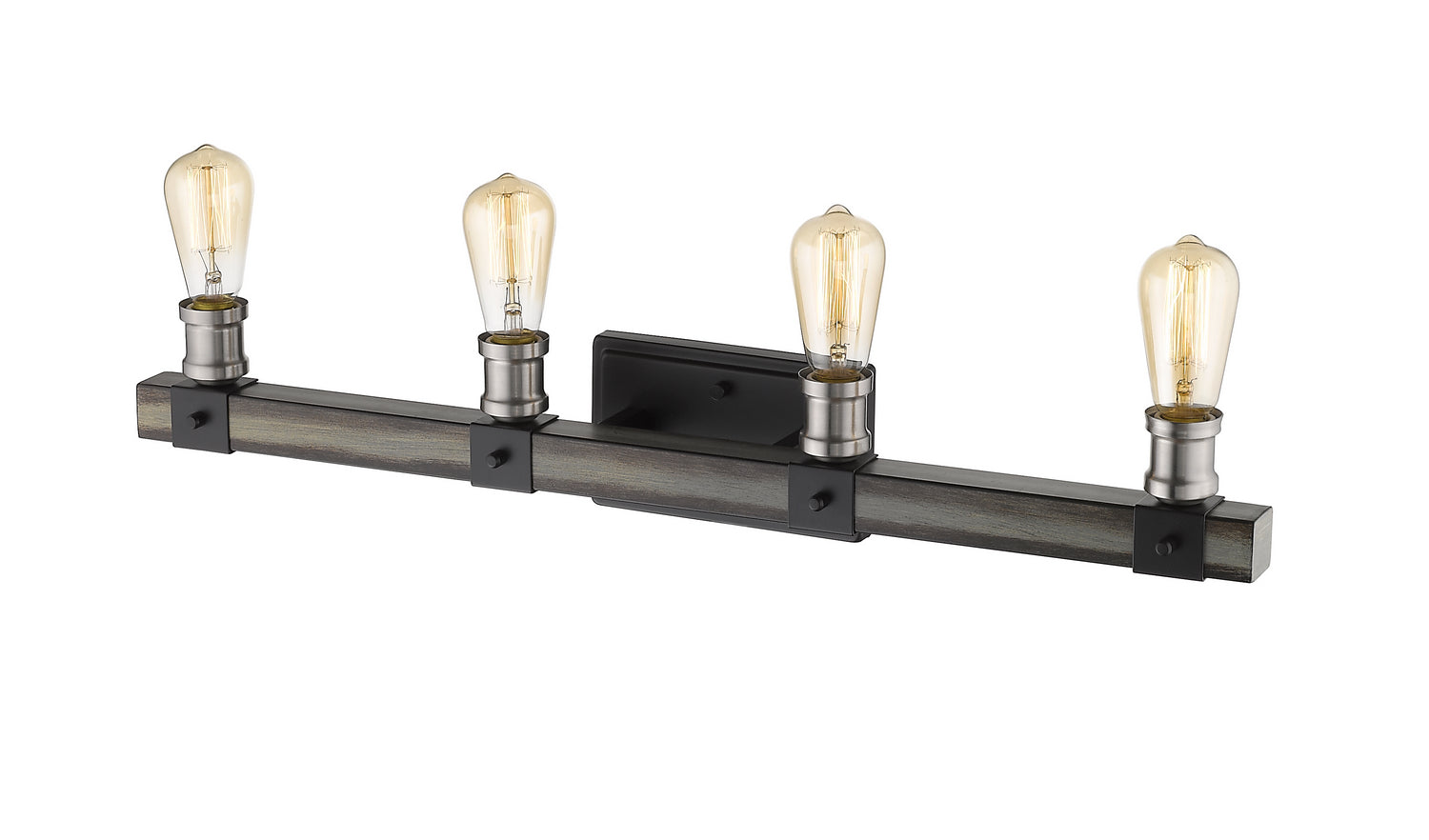 Z-Lite - 472-4V-ABB - Four Light Vanity - Kirkland - Ashen Barnboard