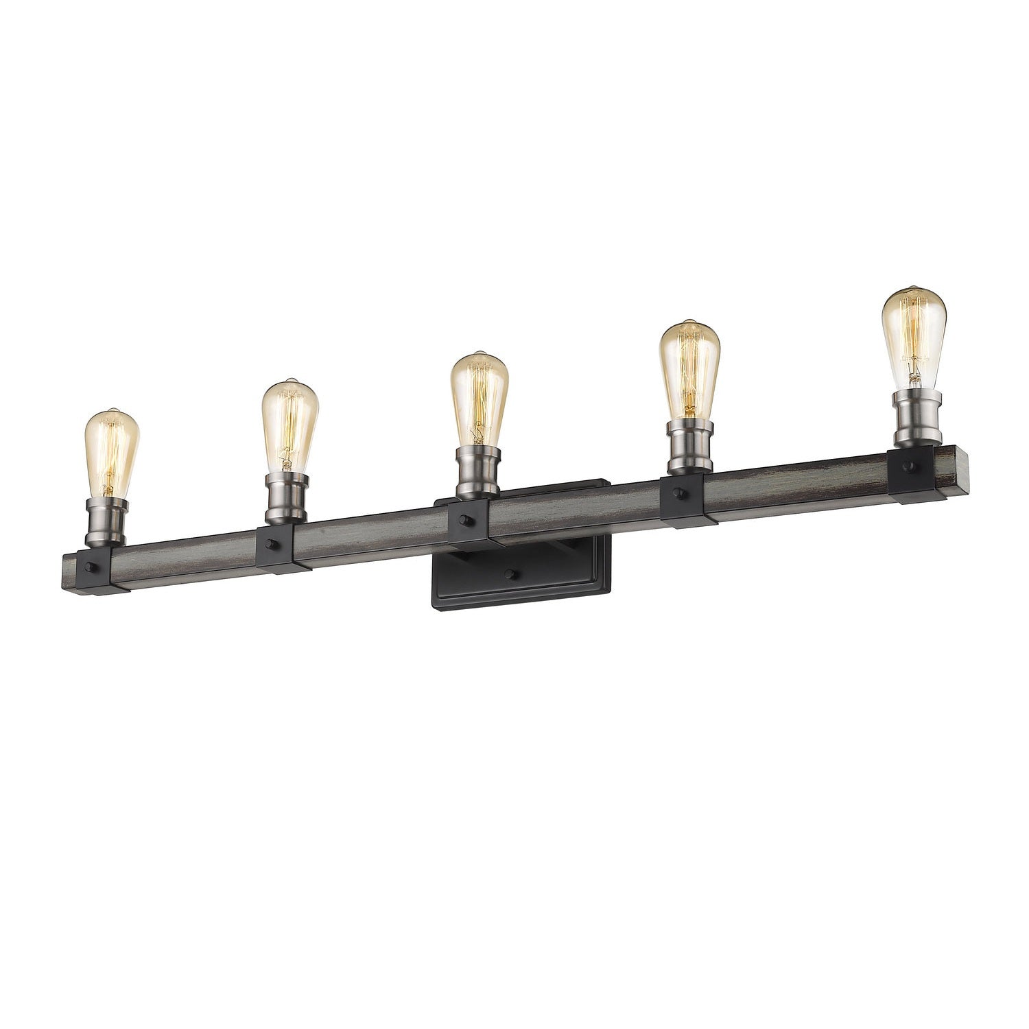 Z-Lite - 472-5V-ABB - Five Light Vanity - Kirkland - Ashen Barnboard