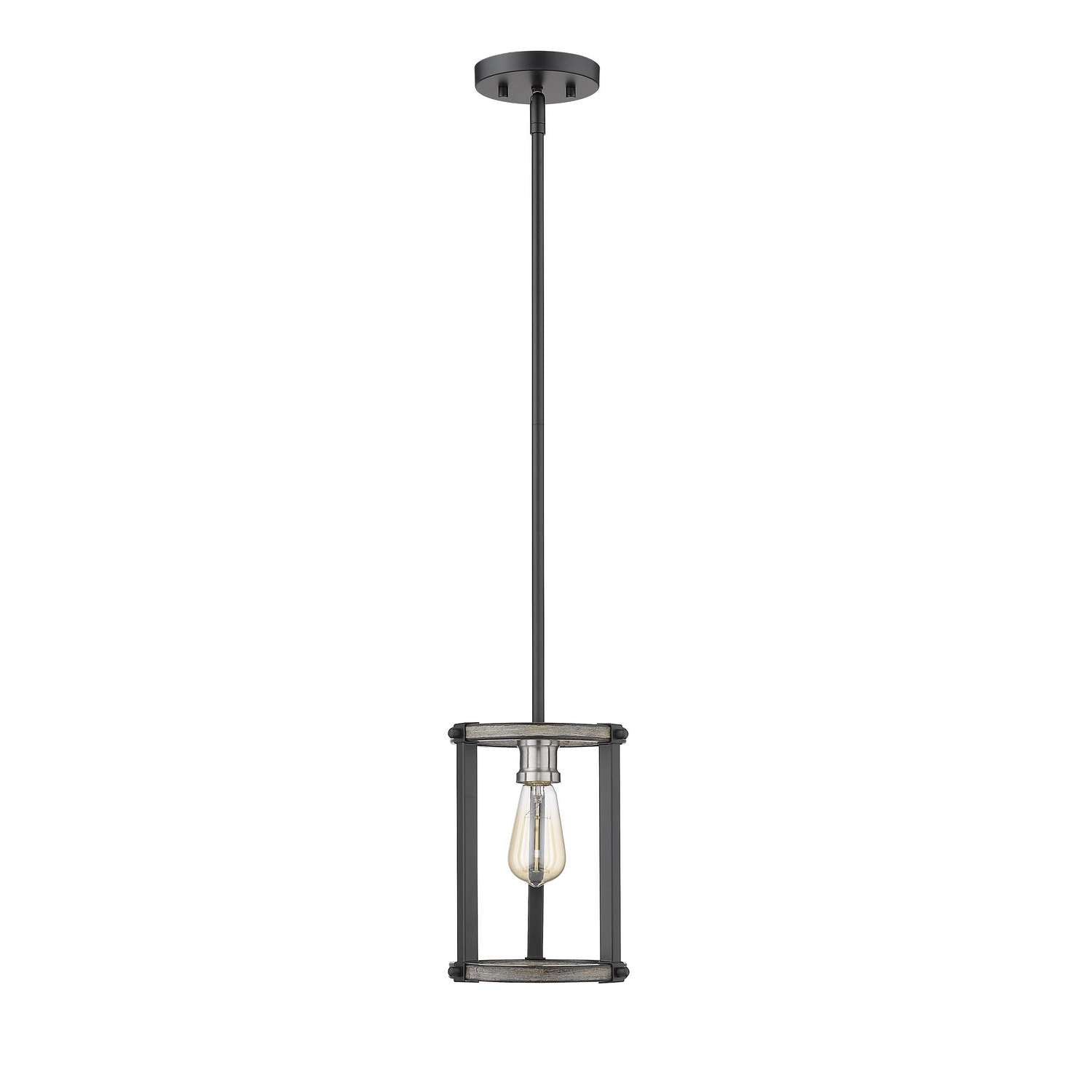 Z-Lite - 472MPR-ABB - One Light Pendant - Kirkland - Ashen Barnboard