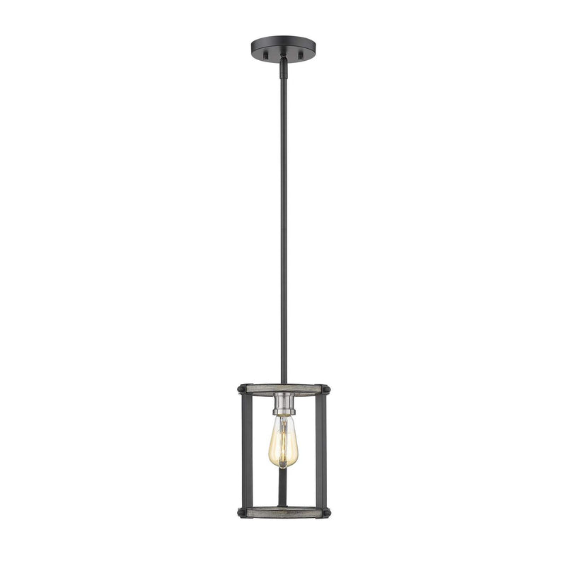 Z-Lite - 472MPR-ABB - One Light Pendant - Kirkland - Ashen Barnboard