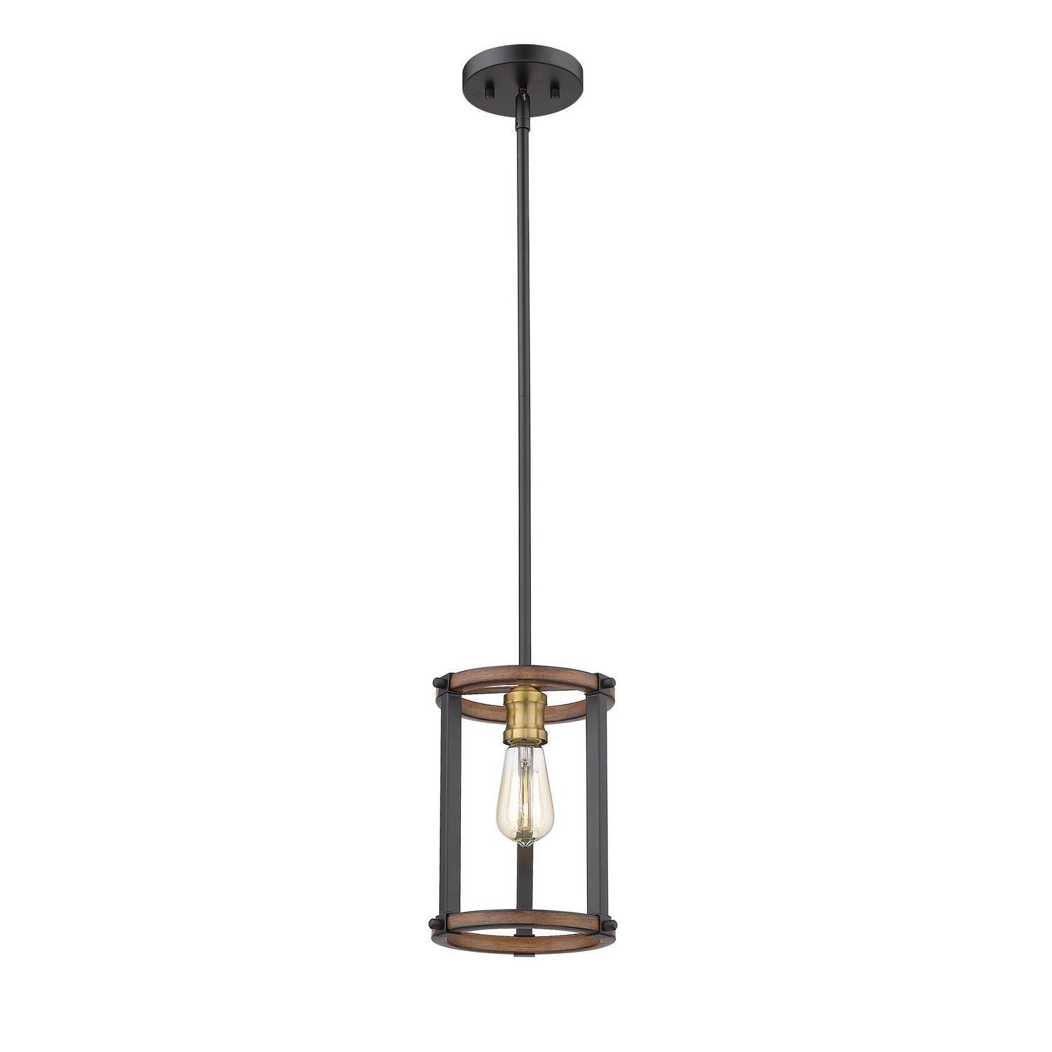 Z-Lite - 472MPR-RM - One Light Pendant - Kirkland - Rustic Mahogany