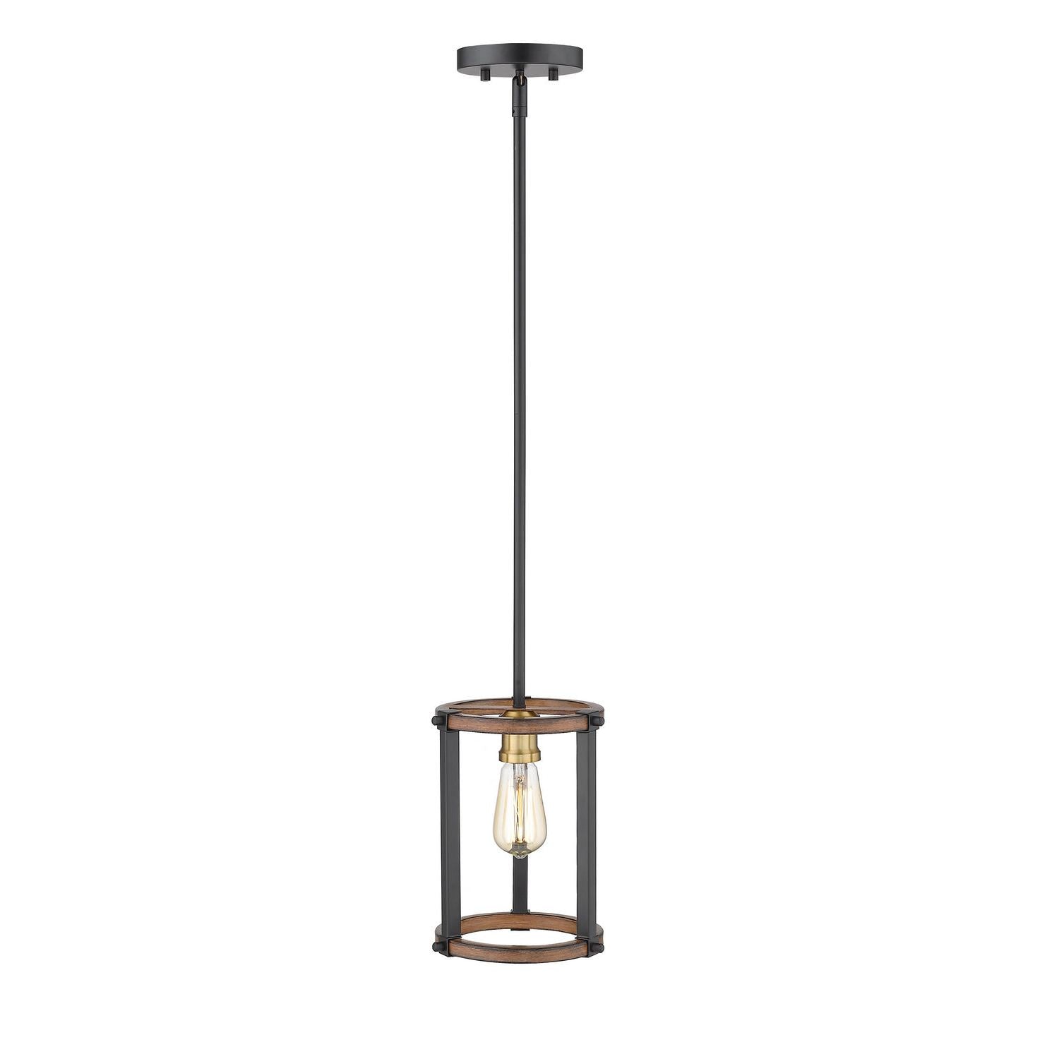 Z-Lite - 472MPR-RM - One Light Pendant - Kirkland - Rustic Mahogany