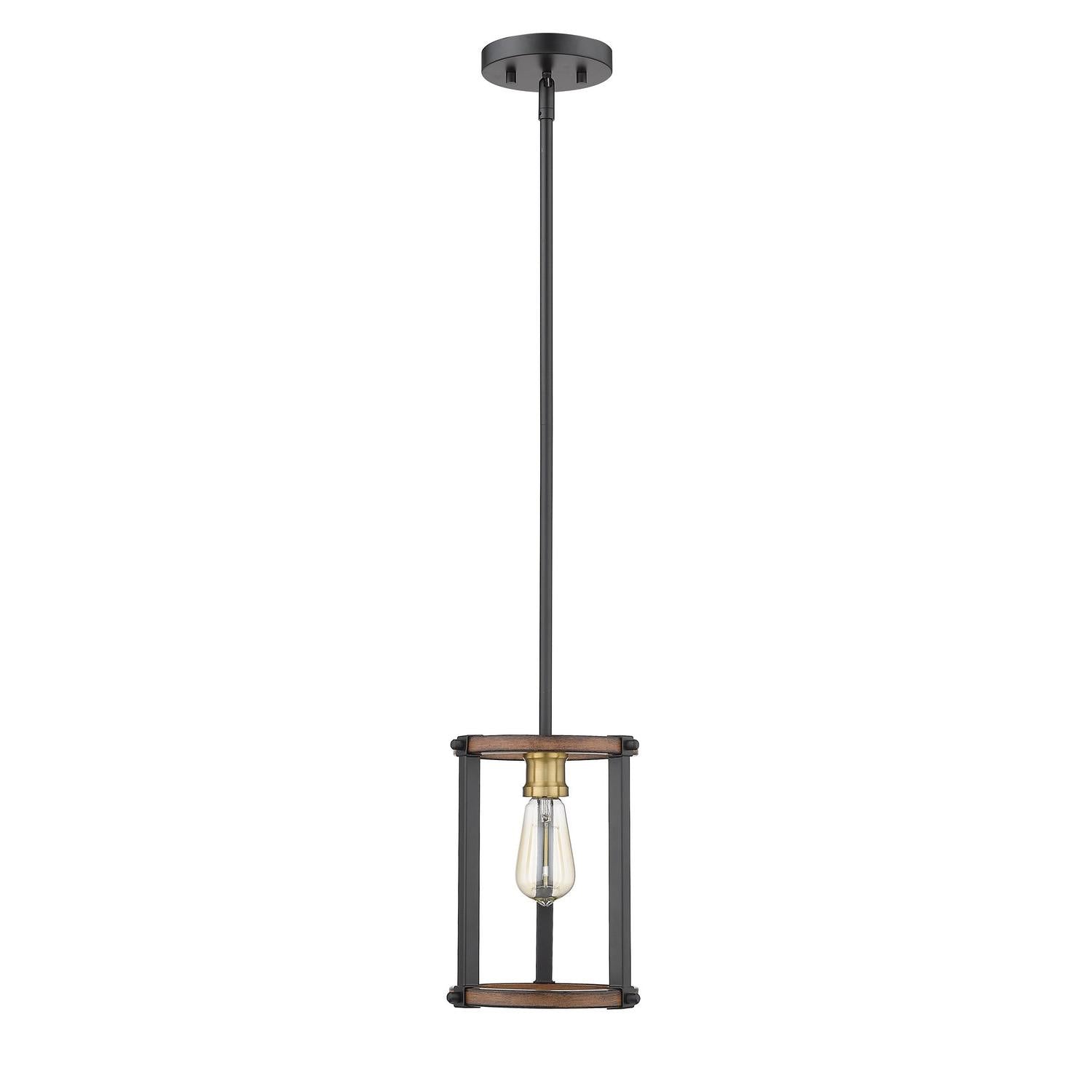 Z-Lite - 472MPR-RM - One Light Pendant - Kirkland - Rustic Mahogany