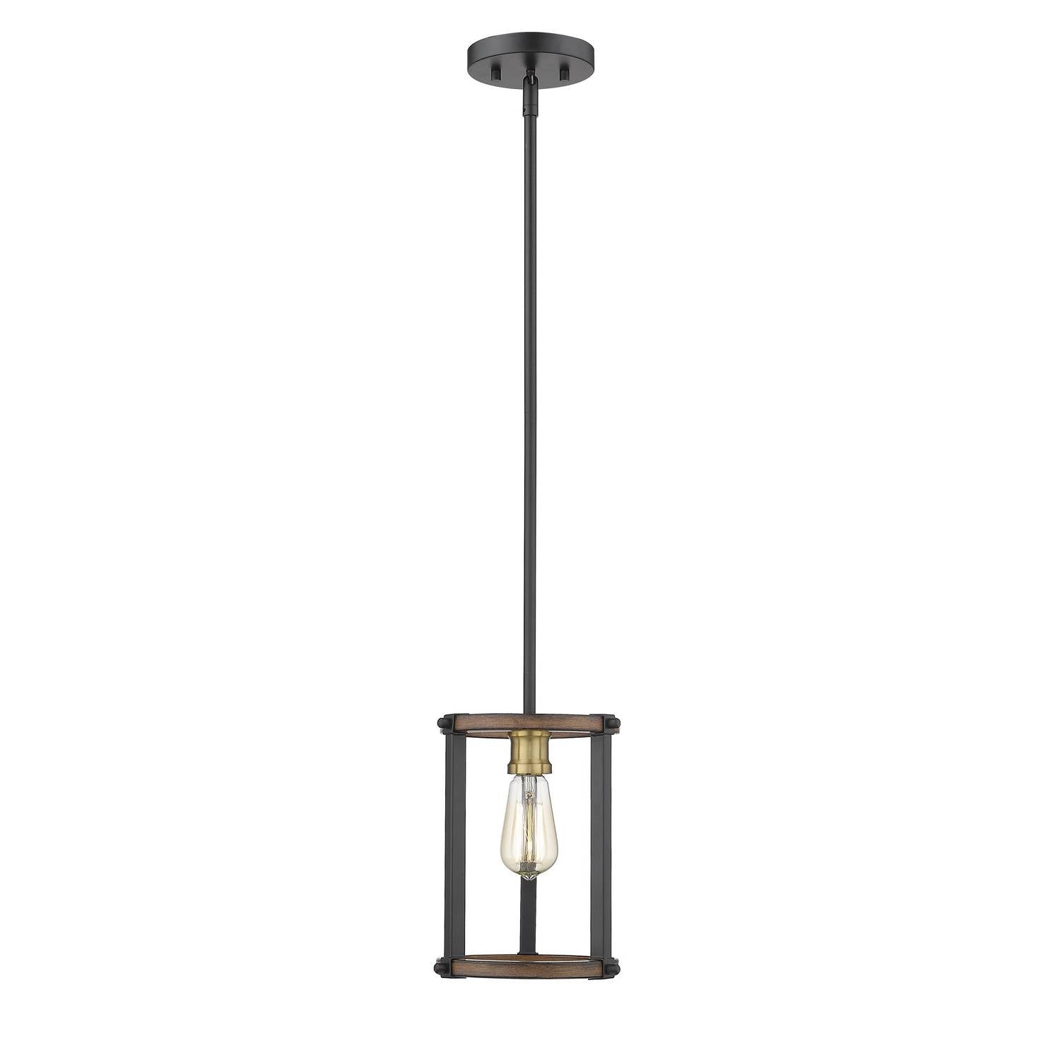 Z-Lite - 472MPR-RM - One Light Pendant - Kirkland - Rustic Mahogany