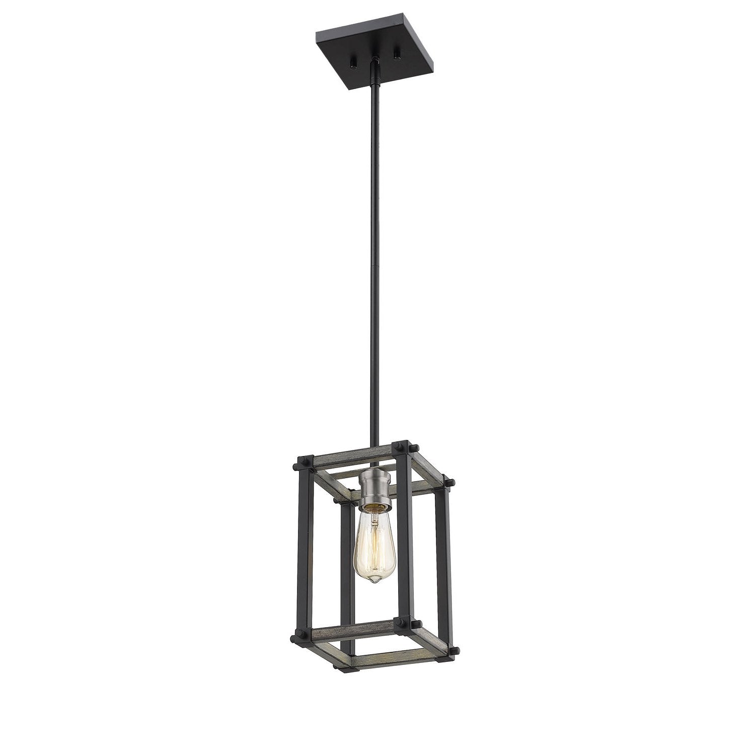 Z-Lite - 472MPS-ABB - One Light Pendant - Kirkland - Ashen Barnboard