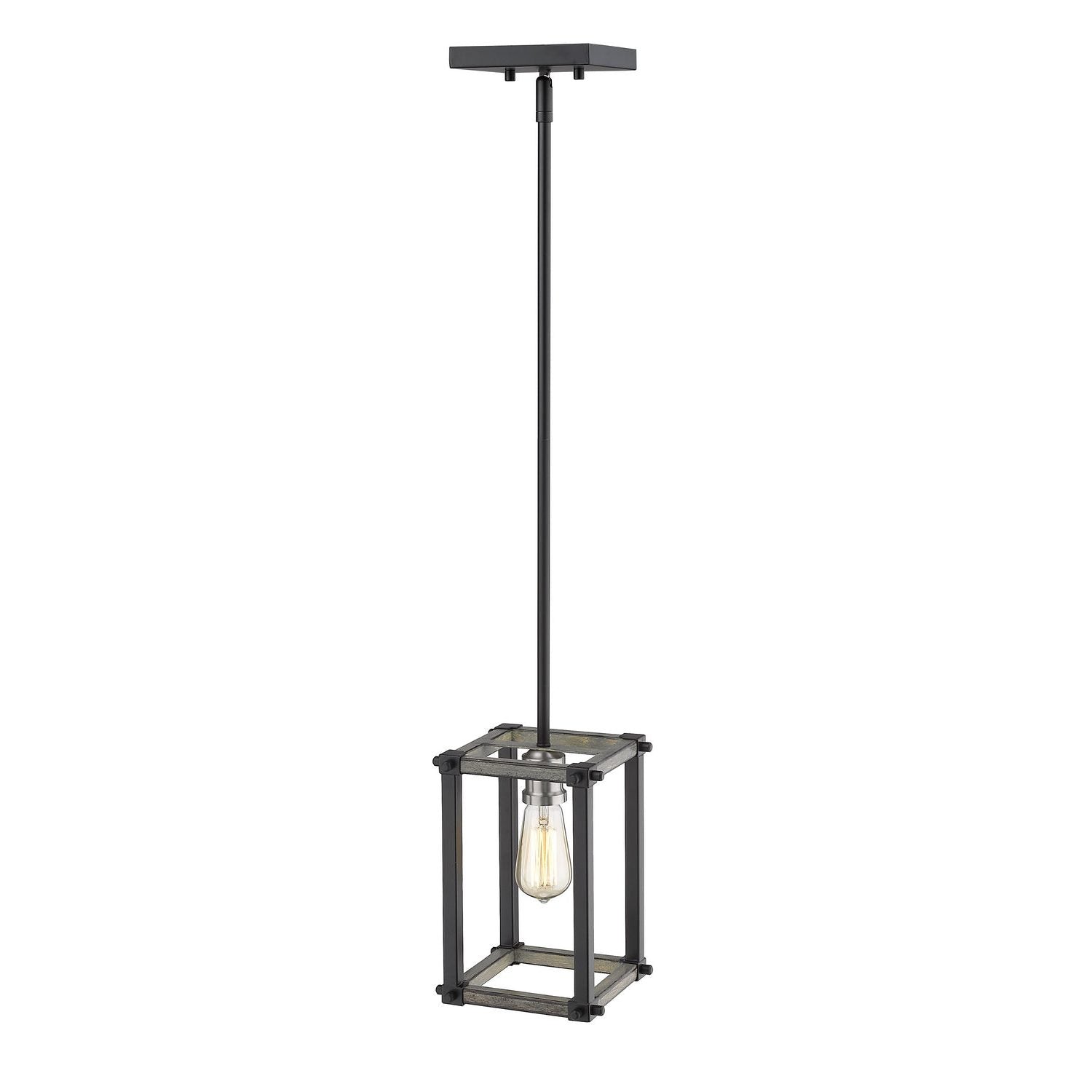 Z-Lite - 472MPS-ABB - One Light Pendant - Kirkland - Ashen Barnboard
