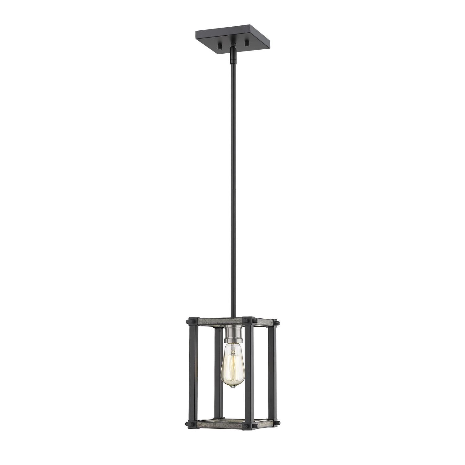 Z-Lite - 472MPS-ABB - One Light Pendant - Kirkland - Ashen Barnboard