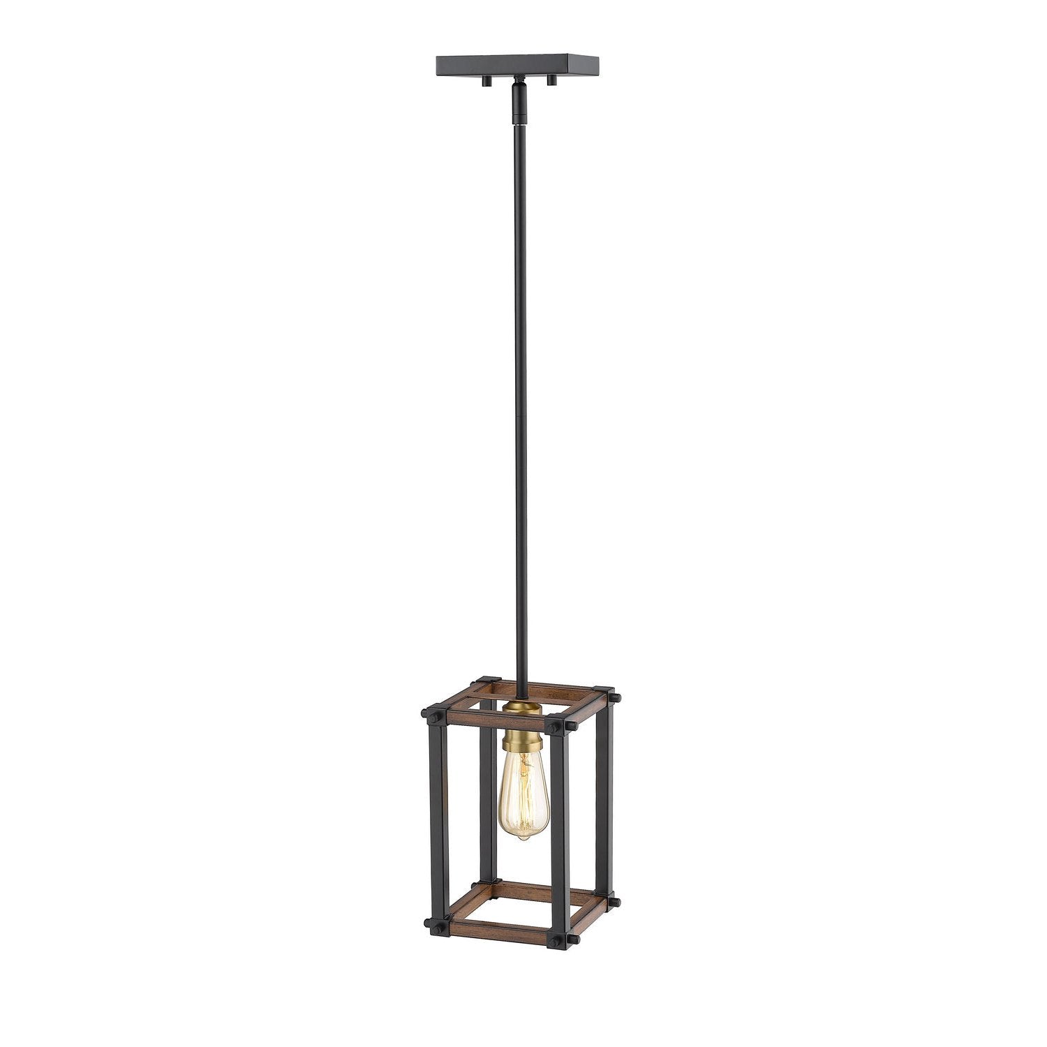 Z-Lite - 472MPS-RM - One Light Pendant - Kirkland - Rustic Mahogany