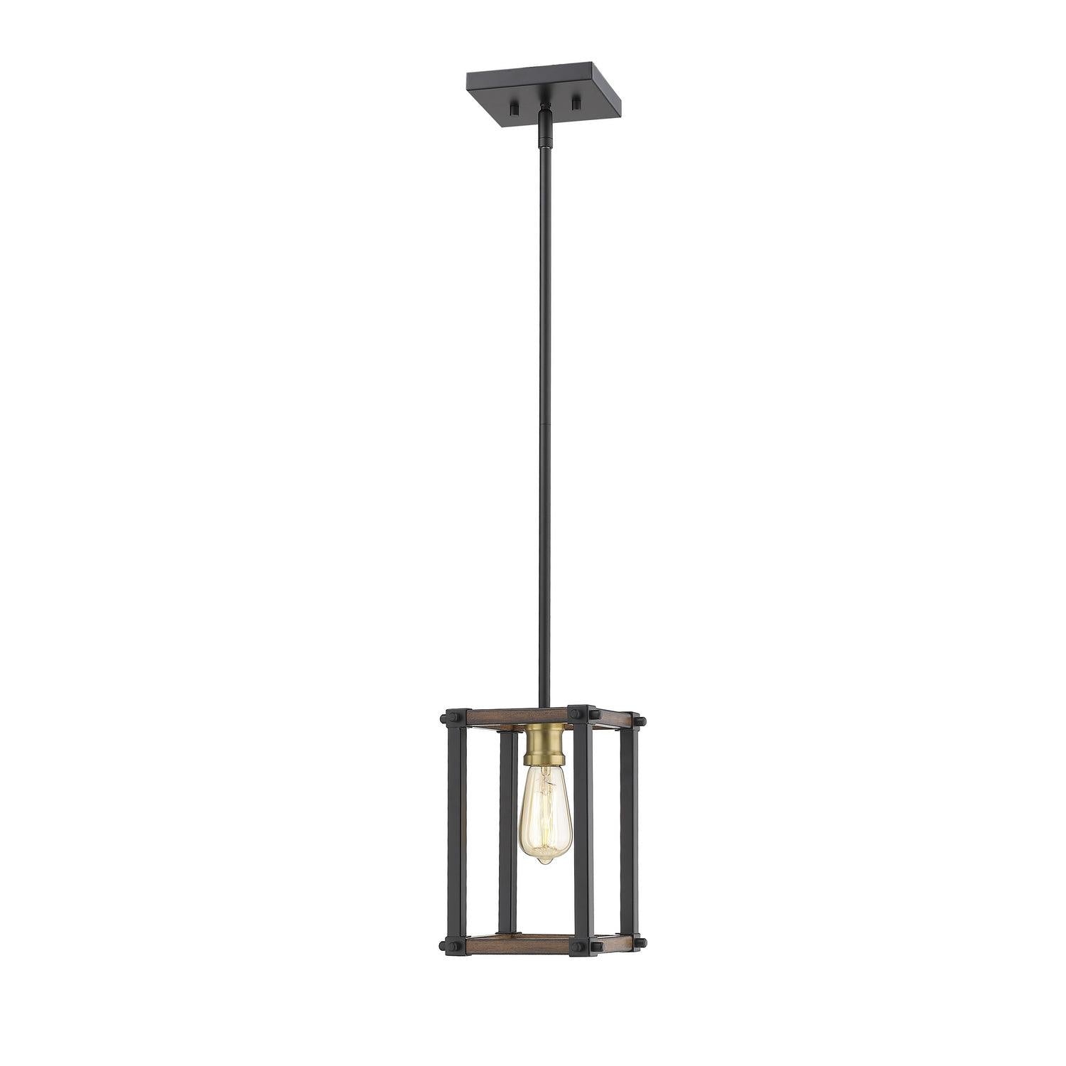 Z-Lite - 472MPS-RM - One Light Pendant - Kirkland - Rustic Mahogany