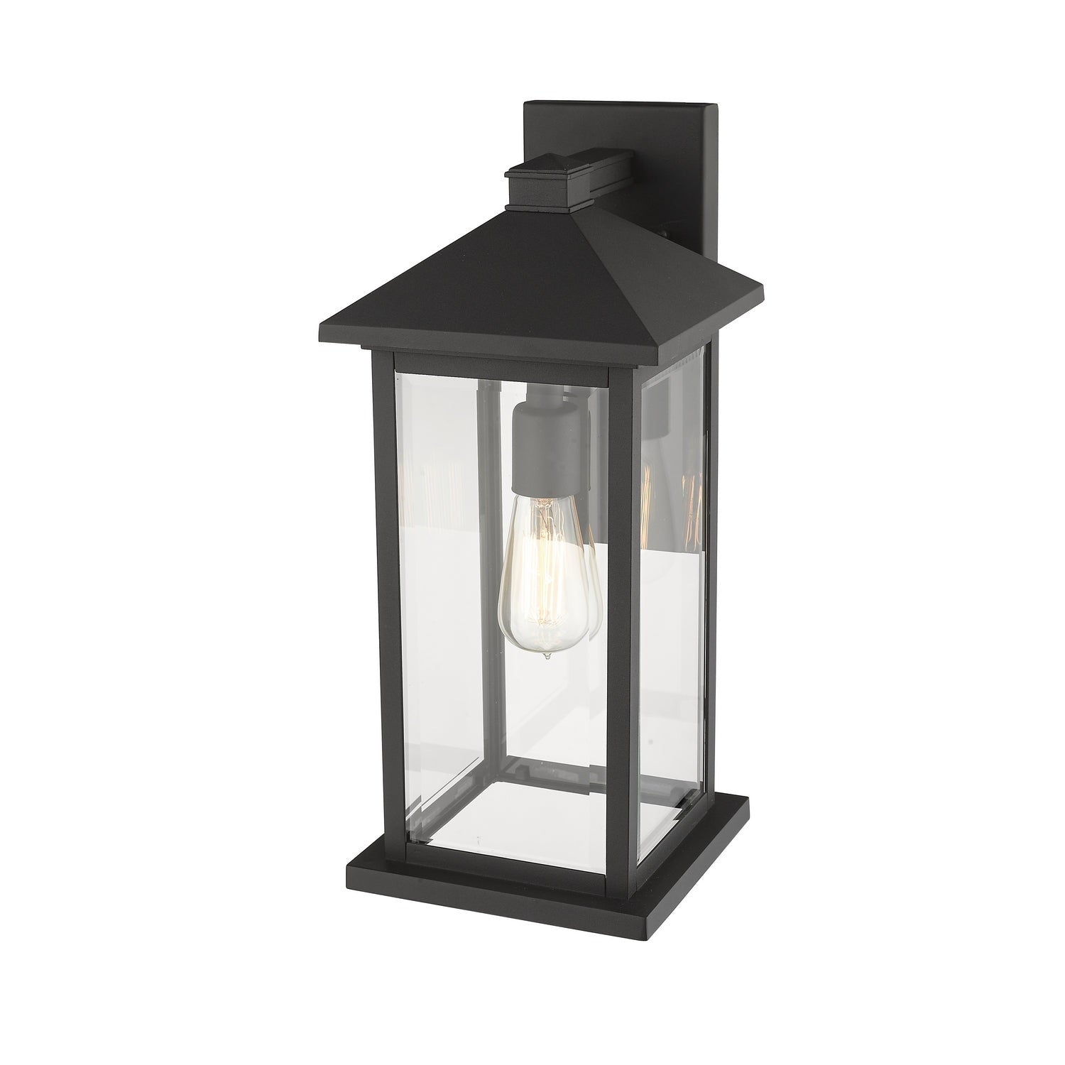 Z-Lite - 531MXL-BK - One Light Outdoor Wall Light - Portland - Black