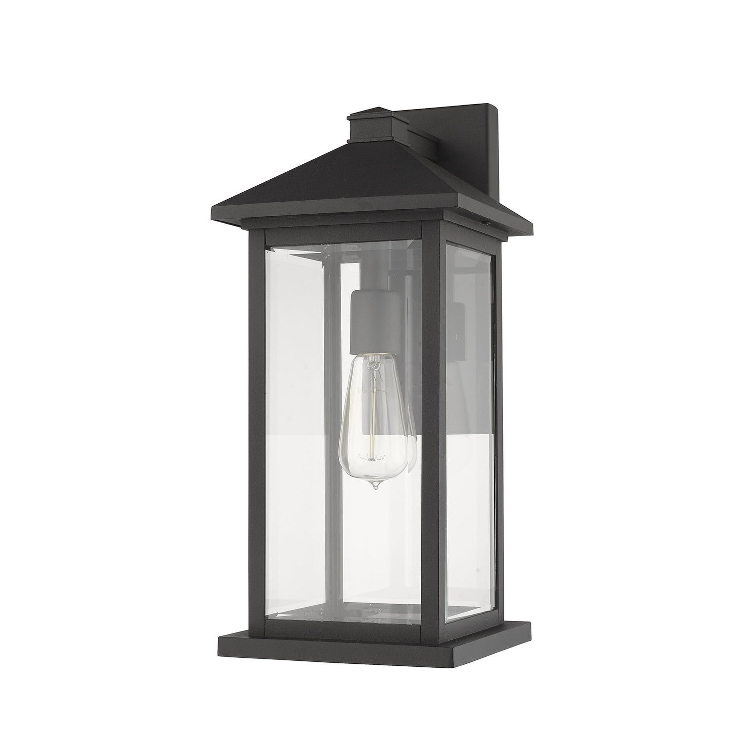 Z-Lite - 531MXL-BK - One Light Outdoor Wall Light - Portland - Black