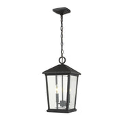 Z-Lite - 568CHB-BK - Two Light Outdoor Chain Mount Ceiling Fixture - Beacon - Black