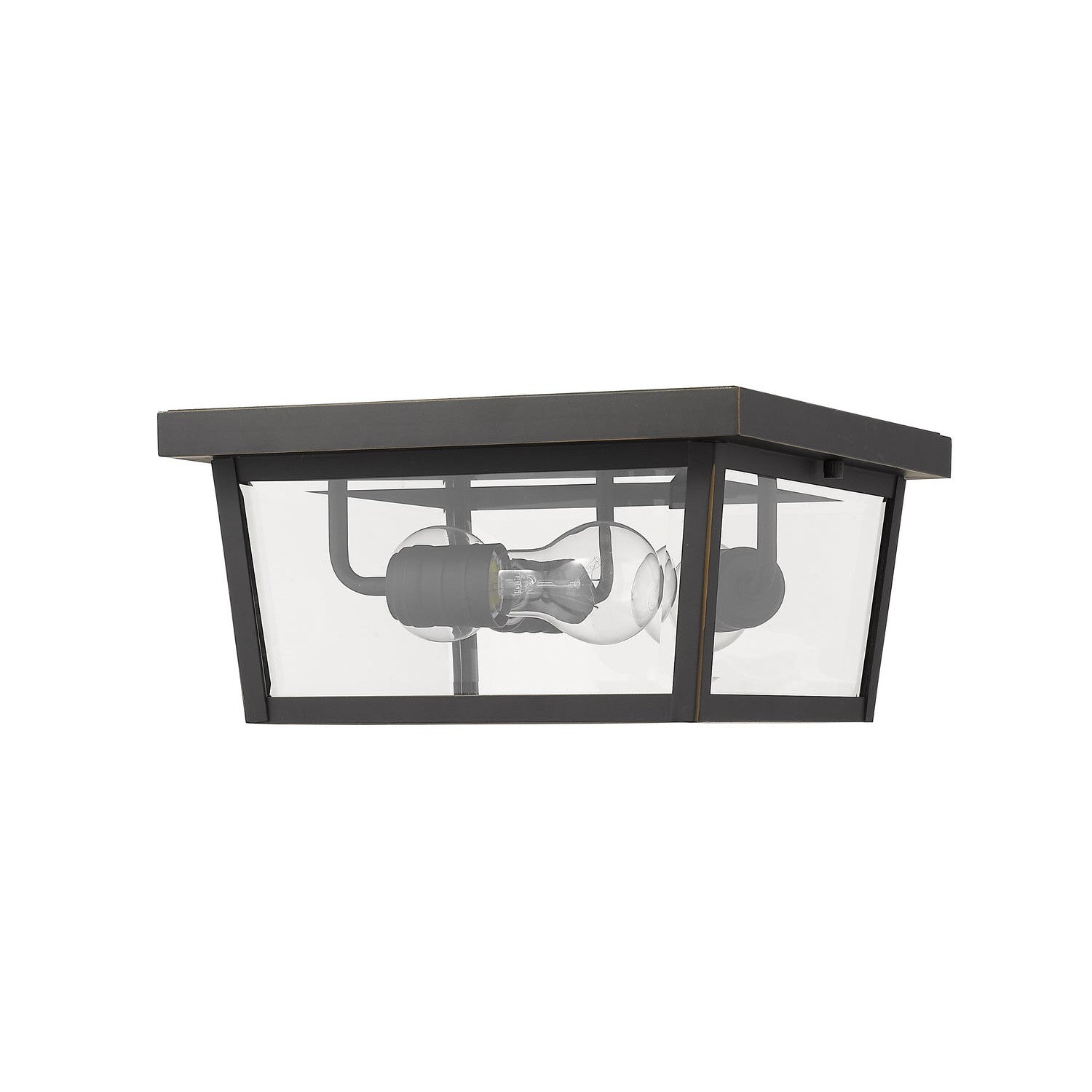 Z-Lite - 568F-ORB - Three Light Outdoor Flush Mount - Beacon - Oil Rubbed Bronze