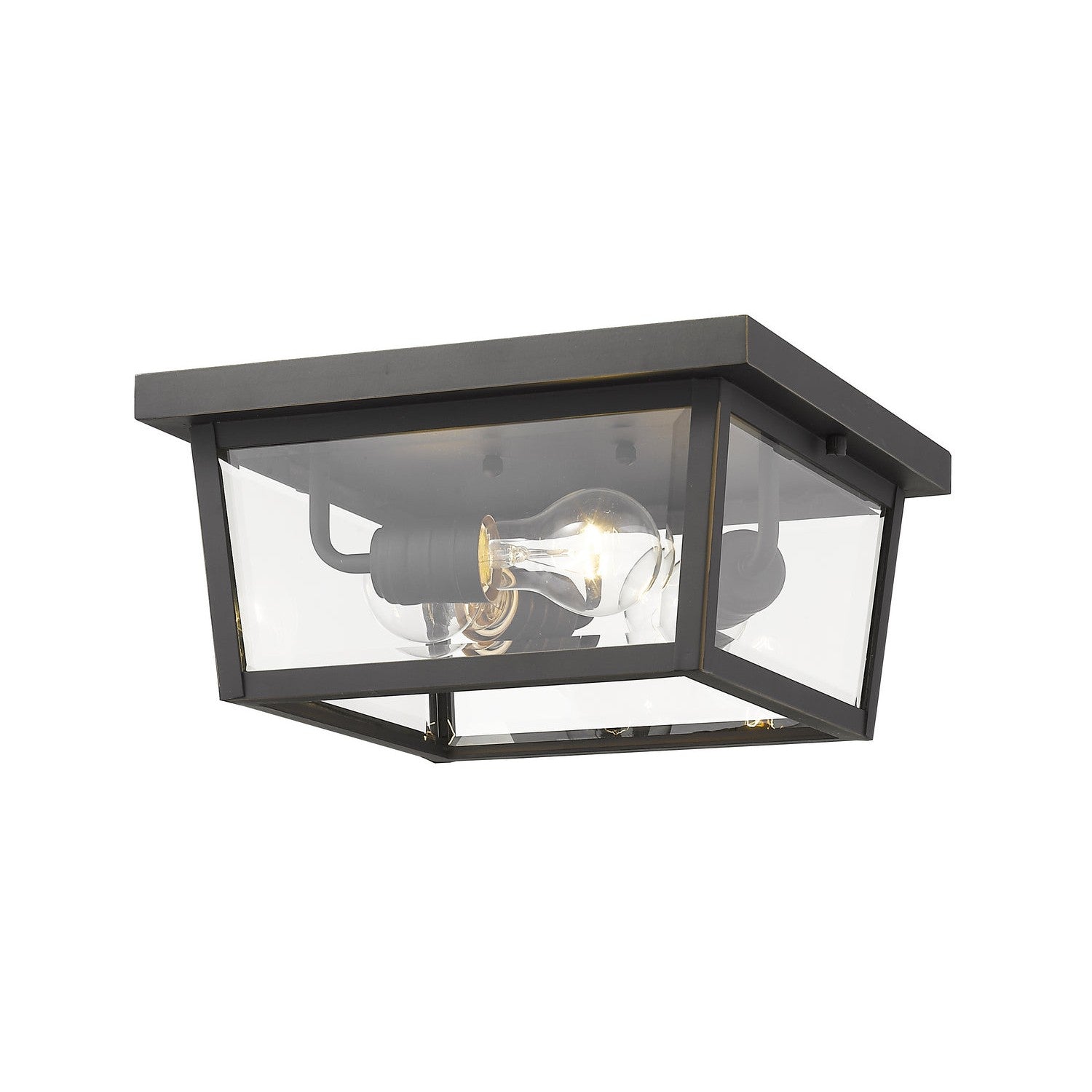 Z-Lite - 568F-ORB - Three Light Outdoor Flush Mount - Beacon - Oil Rubbed Bronze
